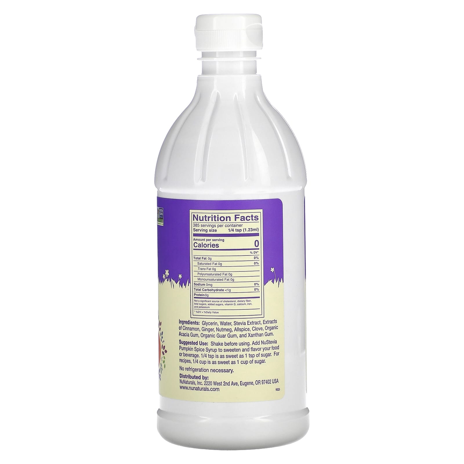 NuNaturals, Concentrated Pumpkin Spice Syrup, 16 fl oz (0.47 l) - Image 2