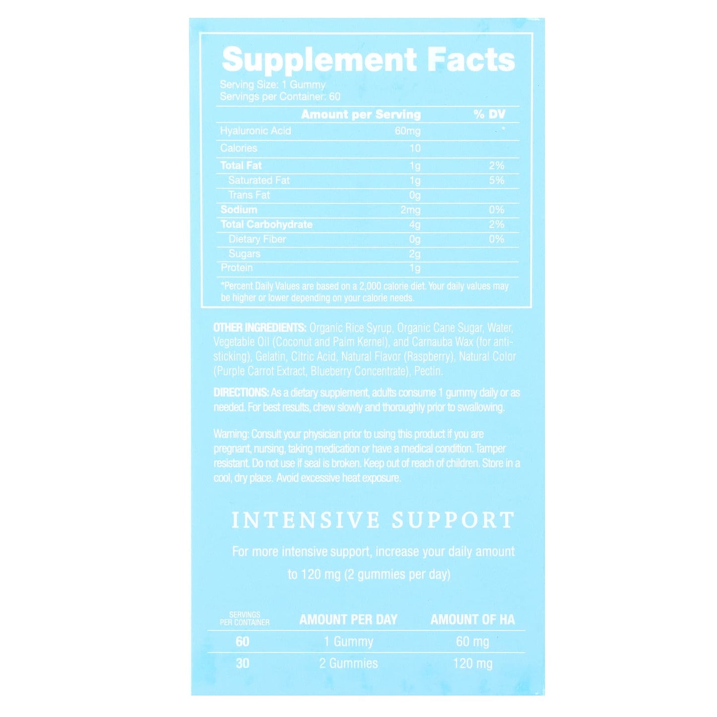 Beauty From Within: Hyalogic HA Gummy Berry Fruit Flavor 60 Count - Image 2
