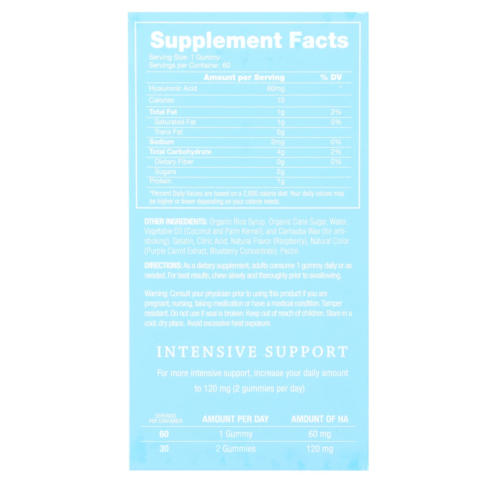 Beauty From Within: Hyalogic HA Gummy Berry Fruit Flavor 60 Count - Image 2