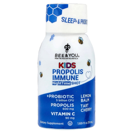 Bee & You Kids Propolis Immune Night Time Shot - Image 1