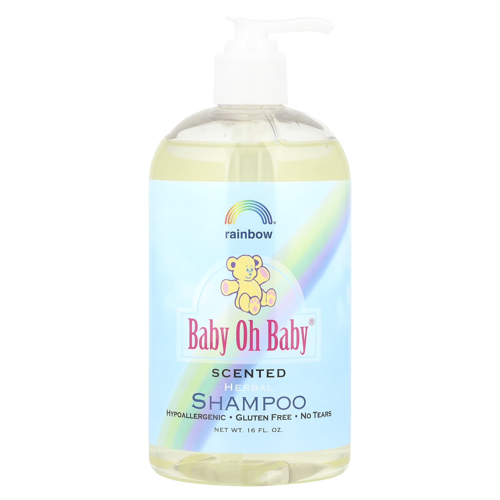 Rainbow Research, Baby Oh Baby®, Herbal Shampoo, Scented, 16 fl oz - Image 1