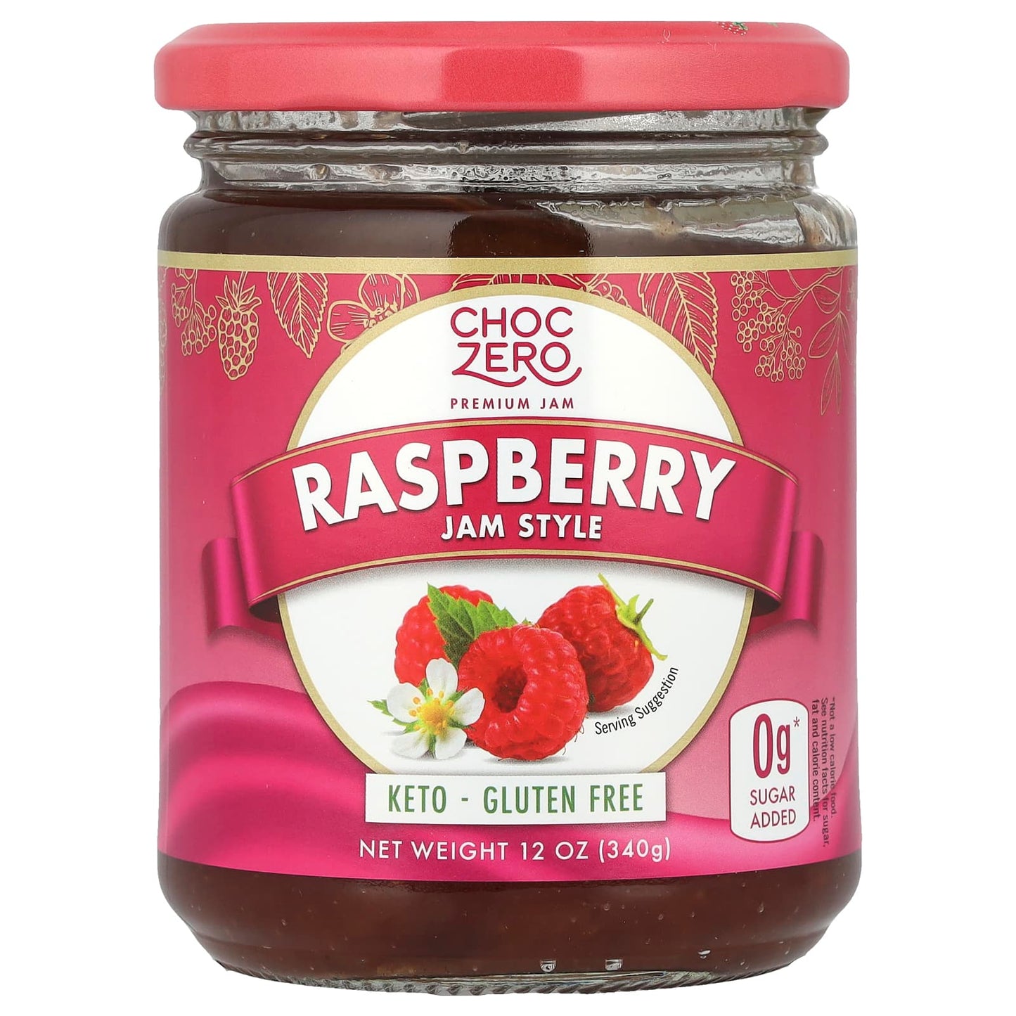 Low Carb Raspberry Jam by ChocZero - Sugar Free & Keto Friendly - Image 2