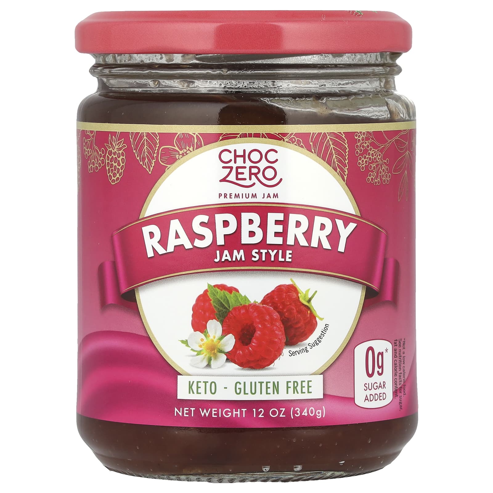 Low Carb Raspberry Jam by ChocZero - Sugar Free & Keto Friendly - Image 2