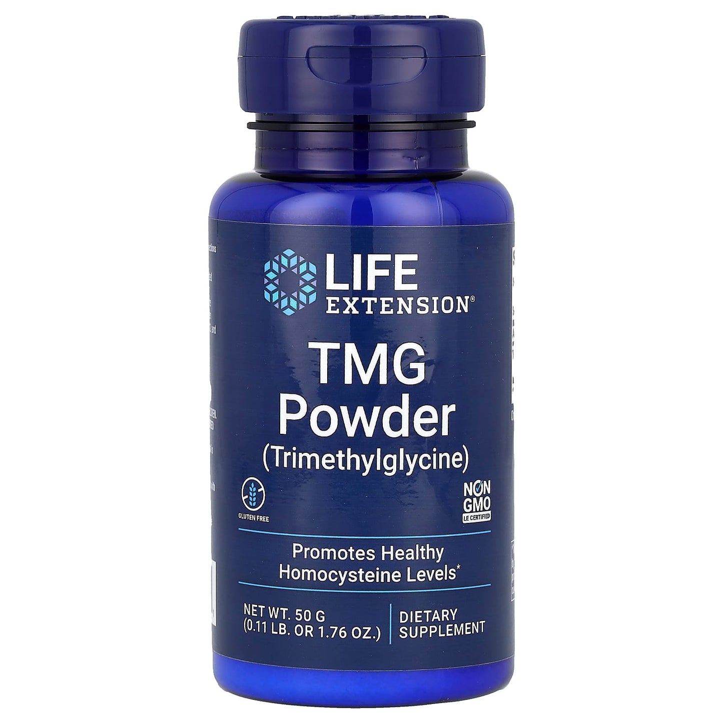Life Extension, TMG Powder (Trimethylglycine), 1.76 oz (50 g) - Image 1