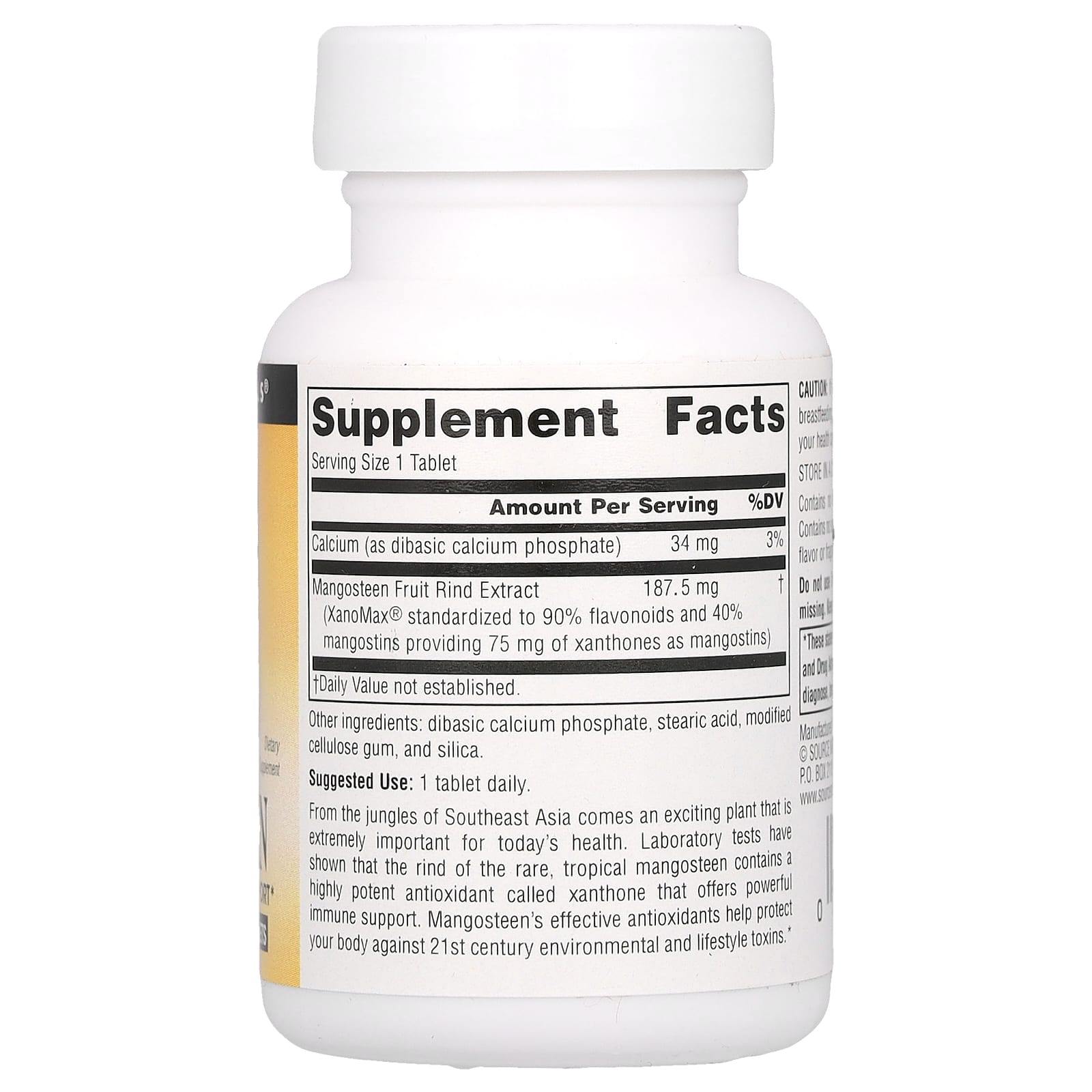 Source Naturals, Mangosteen, 60 Tablets - Image 2