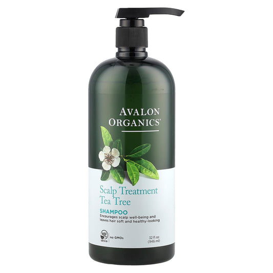 Tea Tree Scalp Treatment Shampoo by Avalon Organics, 32 fl oz - Image 1