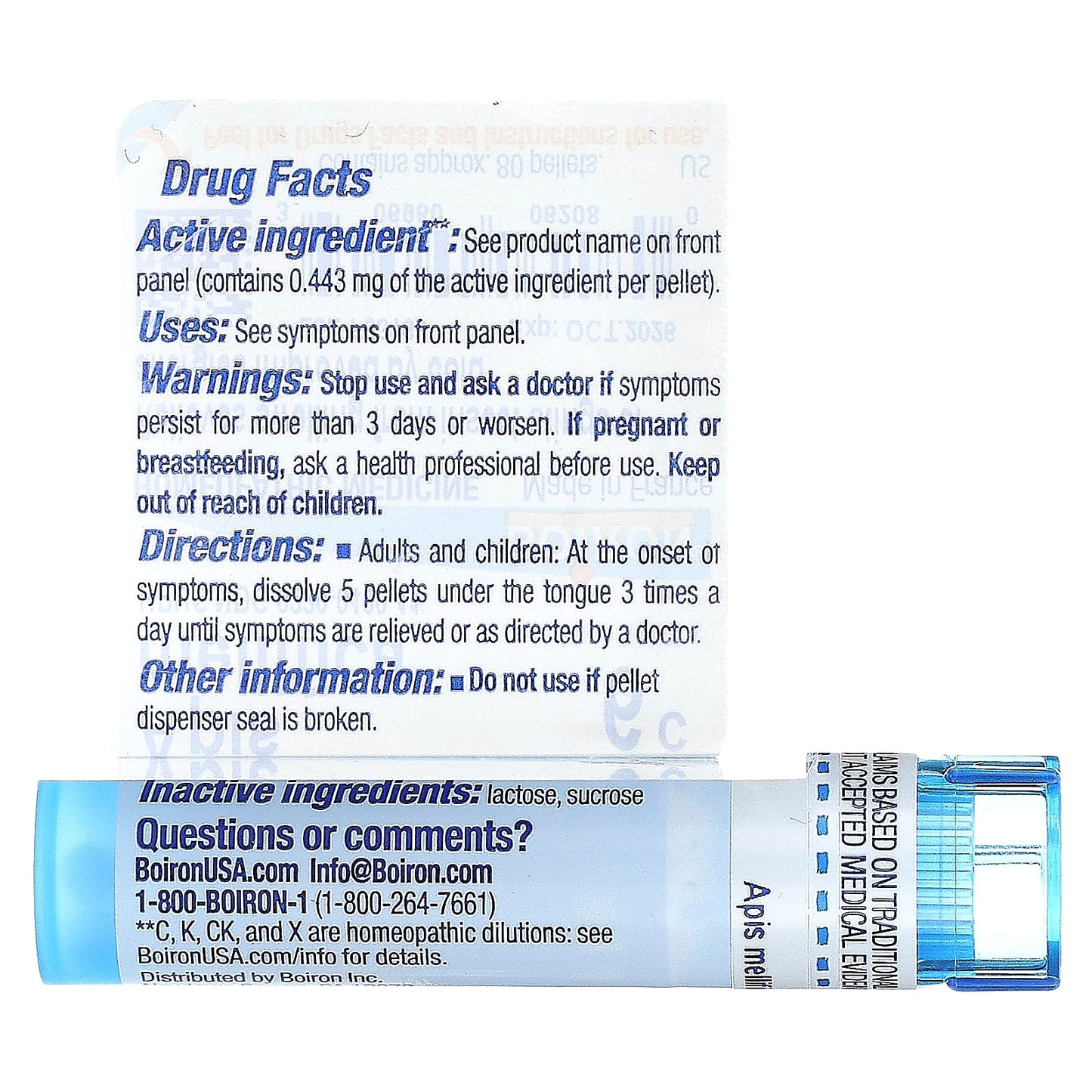 Boiron Apis Mellifica Homeopathic Relief for Bug Stings & Allergies - Image 2