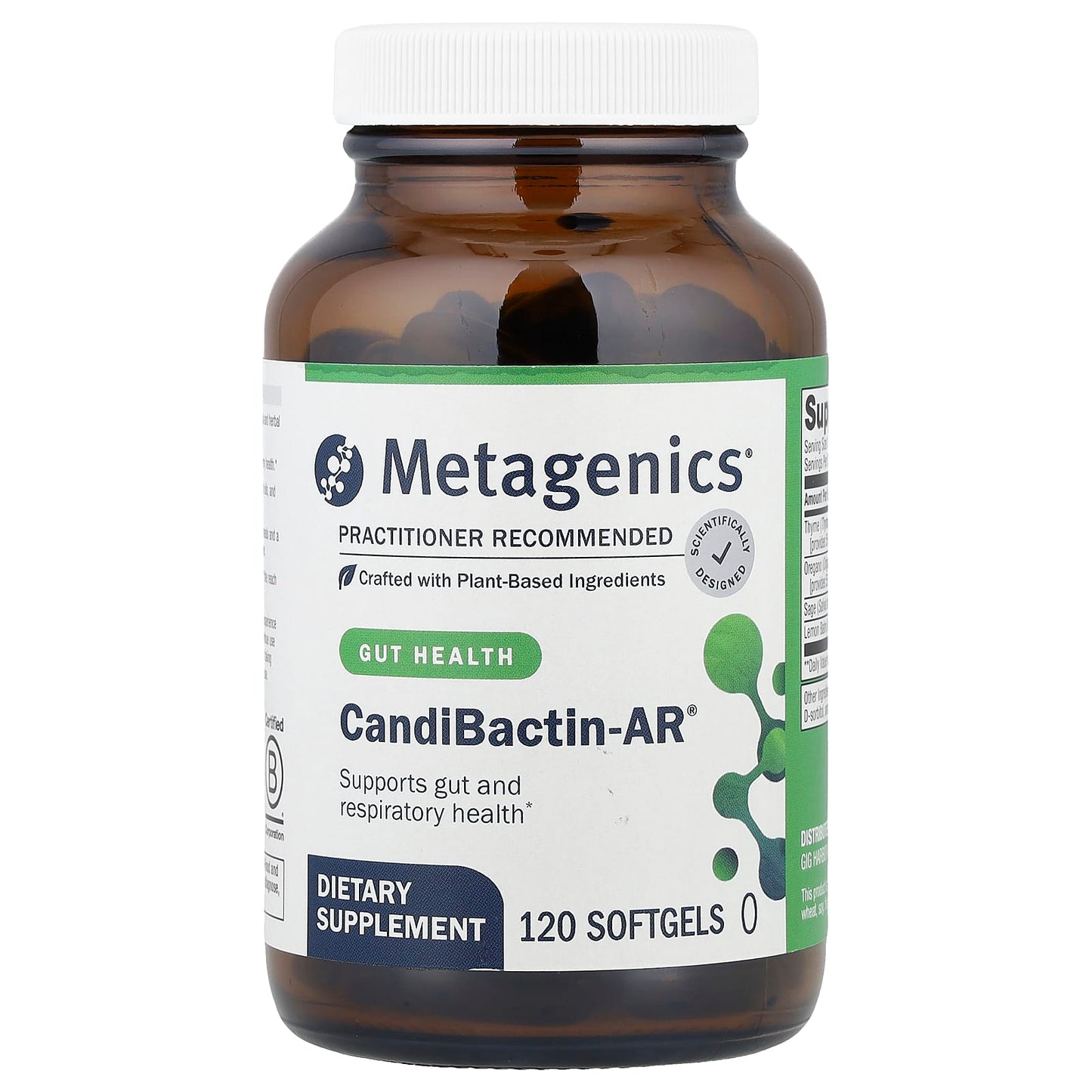 Metagenics, CandiBactin-AR®, 120 Softgels - Image 1