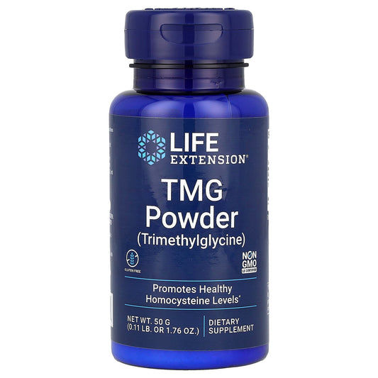 Life Extension, TMG Powder (Trimethylglycine), 1.76 oz (50 g) - Image 1