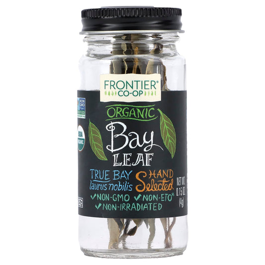 Frontier Co-op Organic Bay Leaf - Pure, Natural Flavor for Soups, Stews & More - Image 1