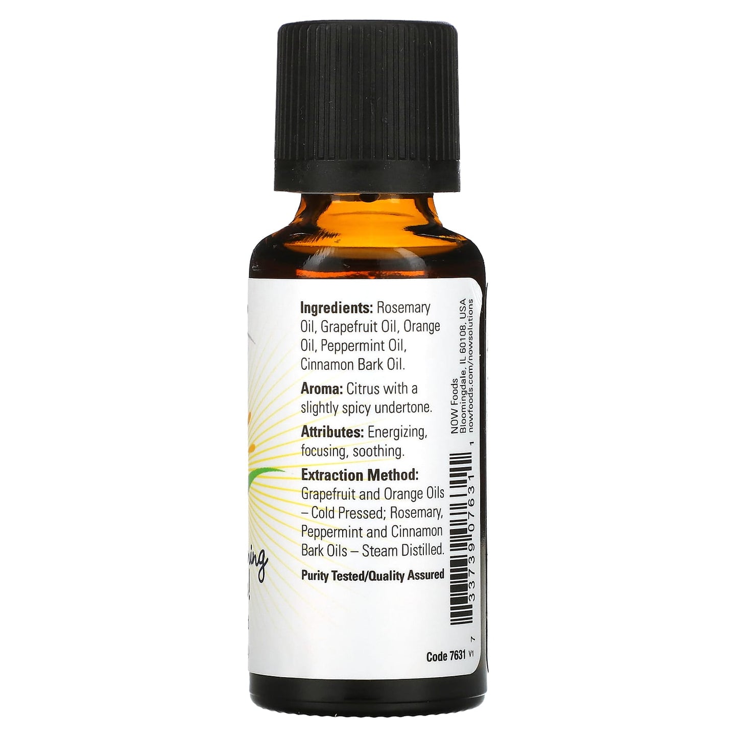 NOW Foods, Essential Oils, Good Morning Sunshine!, 1 fl oz (30 ml) - Image 2