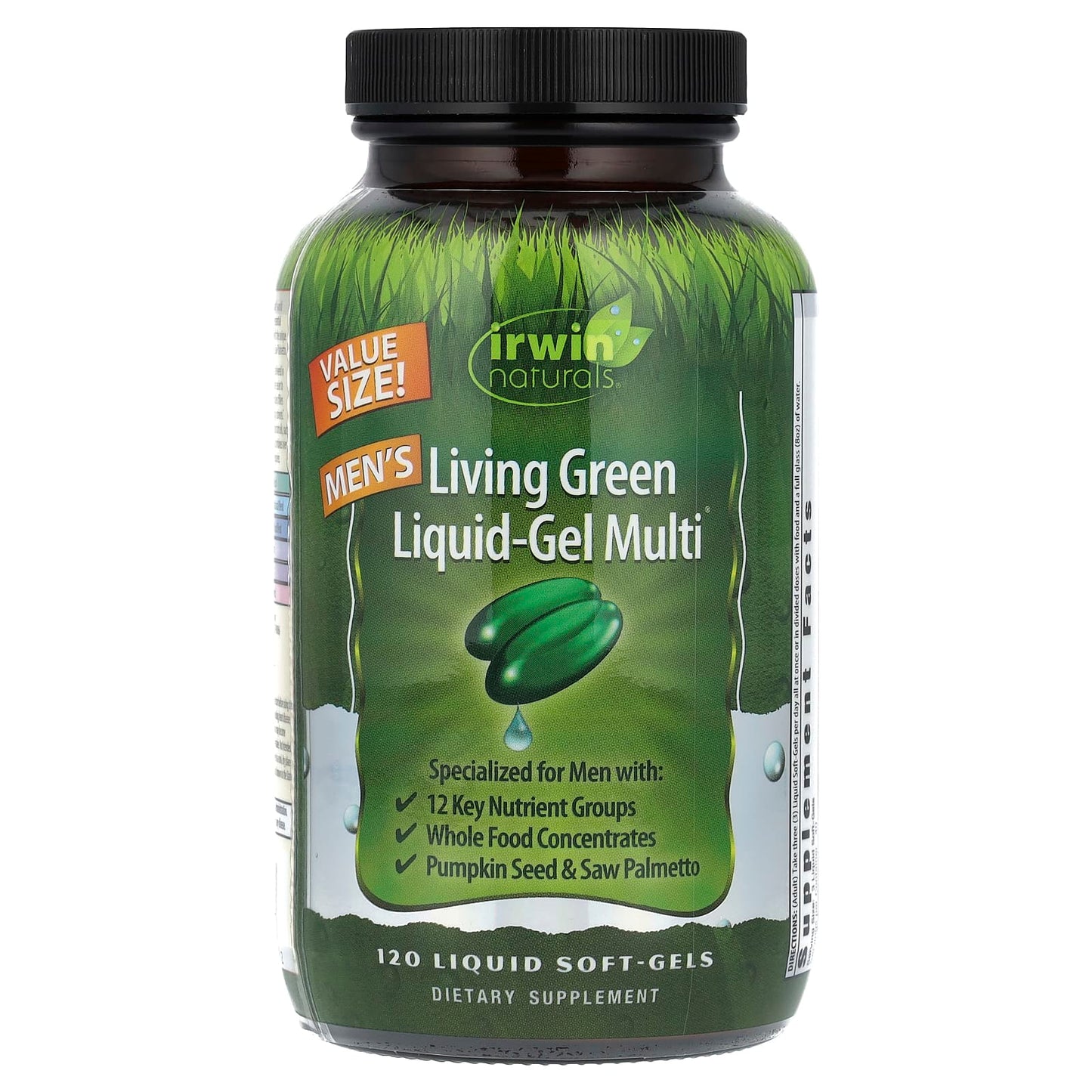Irwin Naturals Men's Liquid-Gel Multi Vitamins for Optimal Health - Image 1