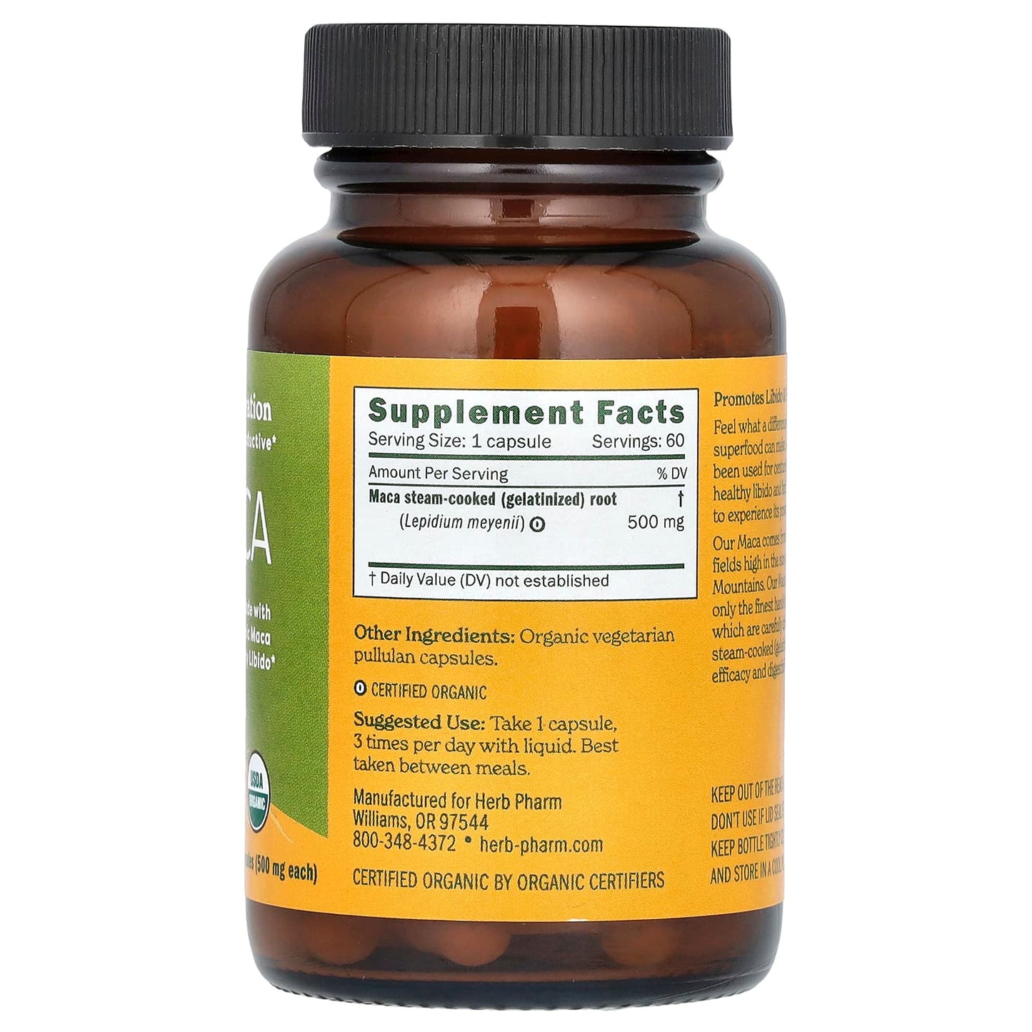 Boost Libido & Fertility with USDA Organic Maca Capsules - Image 2