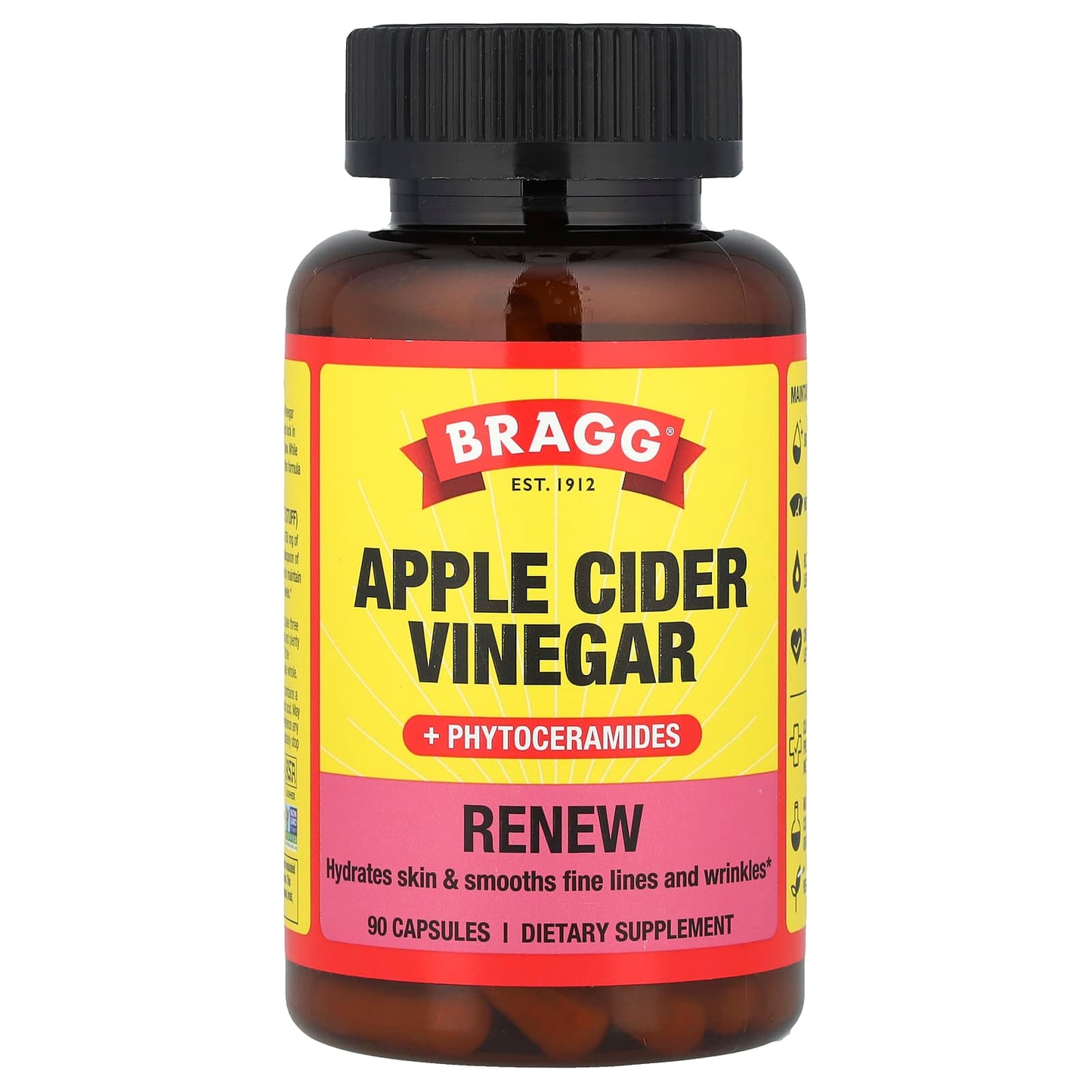 Bragg Apple Cider Vinegar + Phytoceramides for Hydrated Skin - Image 1