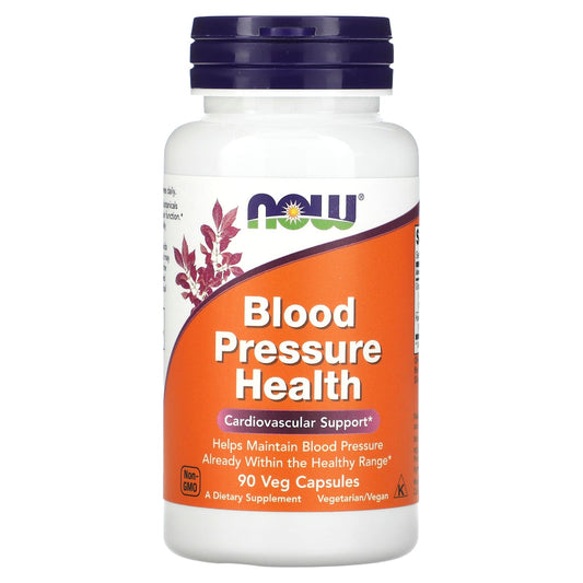 NOW Foods, Blood Pressure Health, 90 Veg Capsules - Image 1