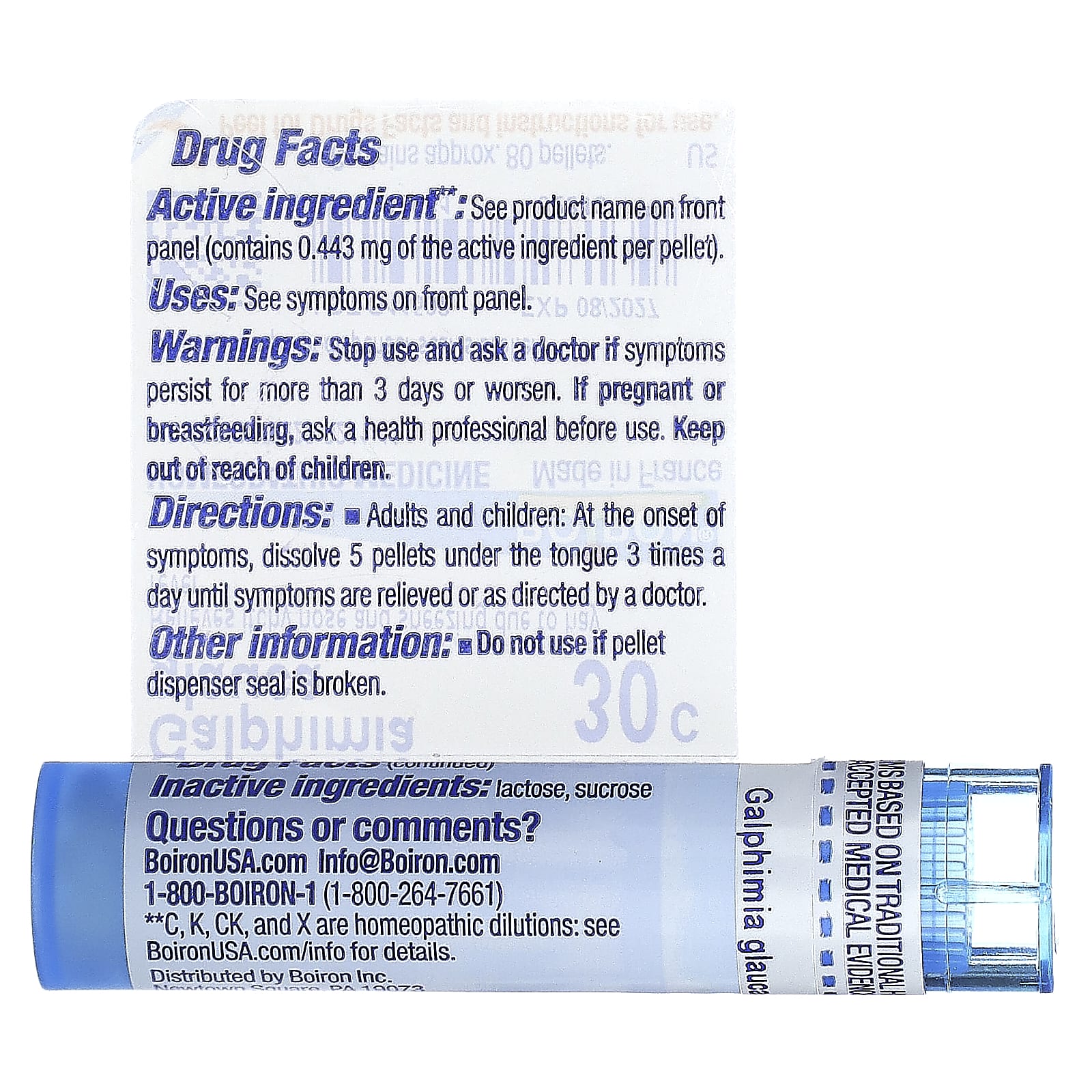 Boiron Hay Fever Relief, 80 Pellets, Natural Homeopathic Medicine - Image 2