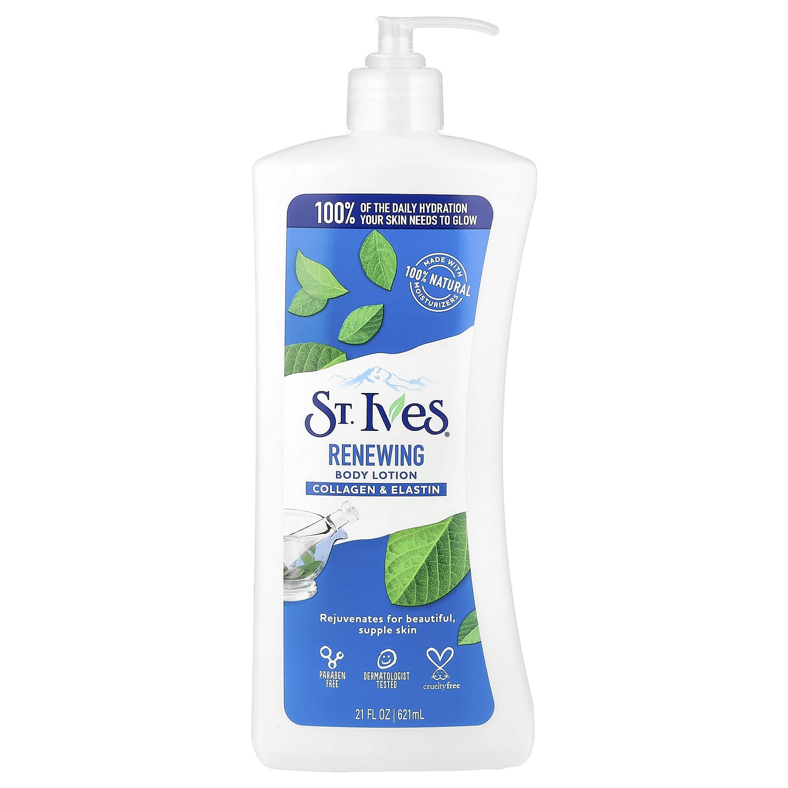 St. Ives, Renewing Body Lotion, Collagen & Elastin, 21 fl oz (621 ml) - Image 1