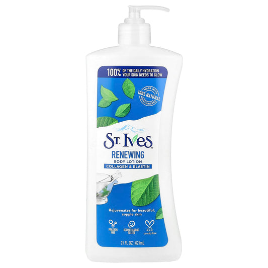 St. Ives, Renewing Body Lotion, Collagen & Elastin, 21 fl oz (621 ml) - Image 1