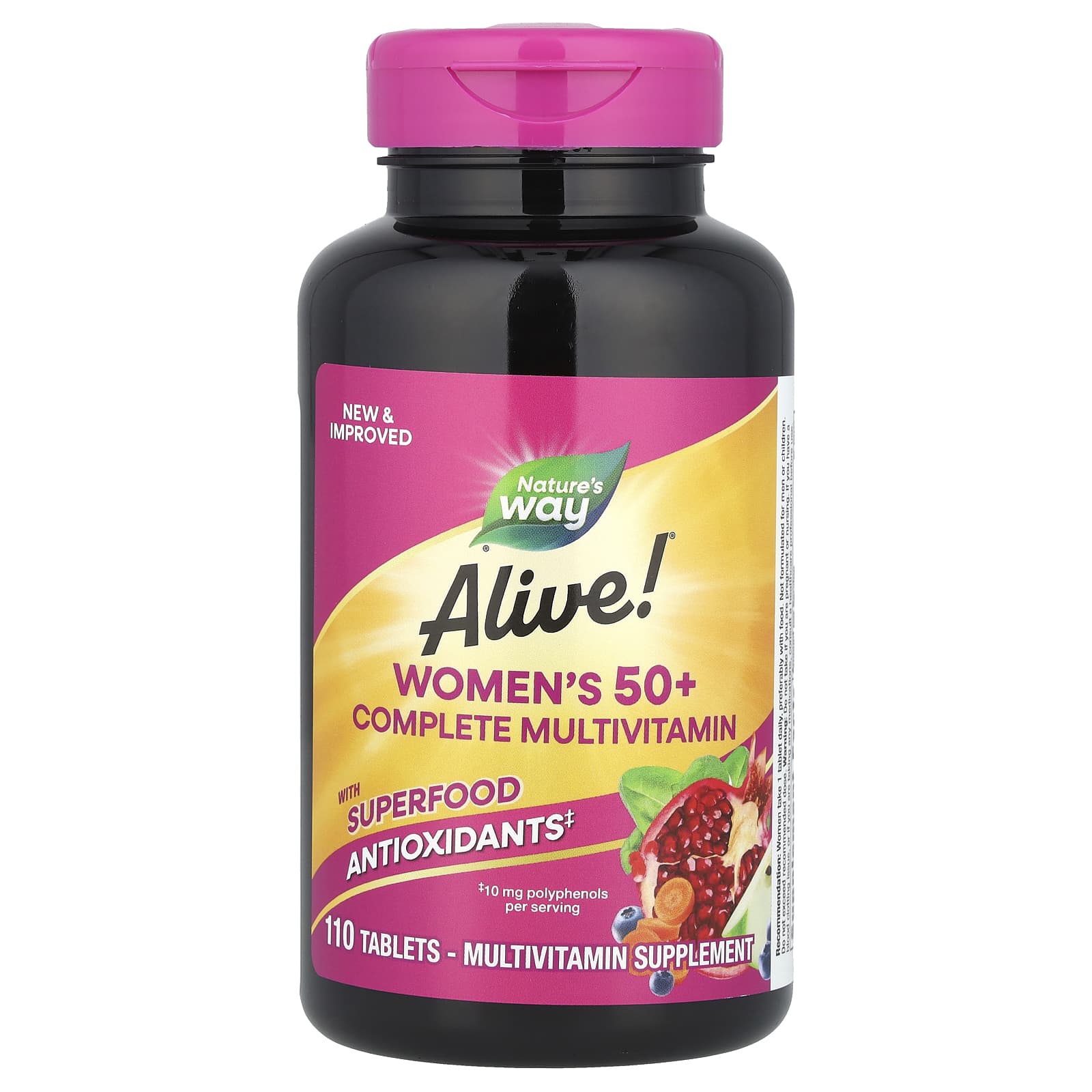 Nature's Way, Alive!® Women's 50+ Complete Multivitamin, 110 Tablets - Image 1