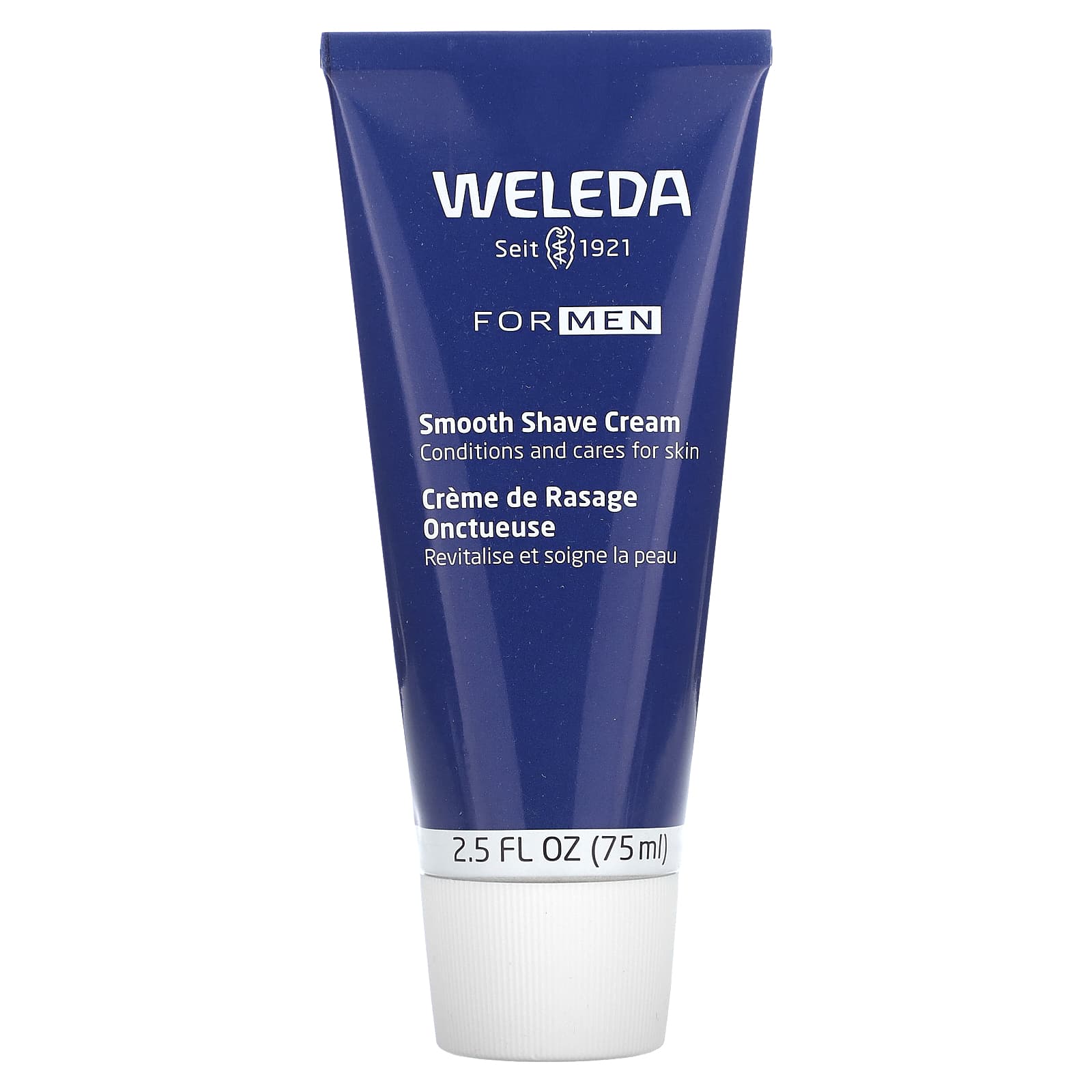 Weleda, For Men, Smooth Shave Cream, 2.5 fl oz (75 ml) - Image 1