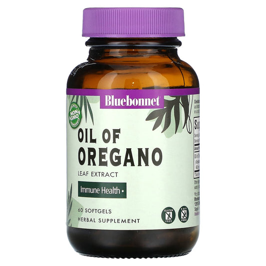 Oil of Oregano Leaf Extract 150mg - 60 Softgels by Bluebonnet Nutrition - Image 1