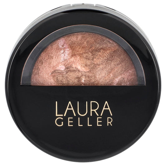 Laura Geller, Baked Blush-N-Brighten, Marbleized Blush, Sunswept, 0.16 oz (4.5 g) - Image 1