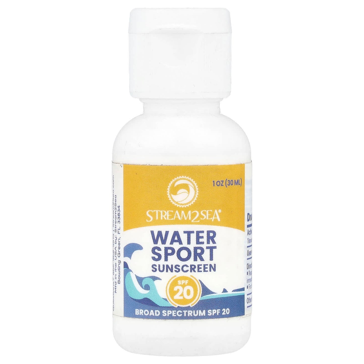 Stream2Sea, Water Sport Sunscreen, SPF 20, 1 oz (30 ml) - Image 1