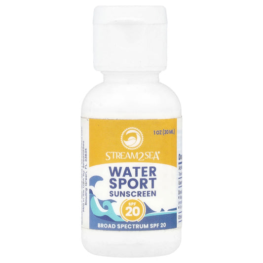 Stream2Sea, Water Sport Sunscreen, SPF 20, 1 oz (30 ml) - Image 1