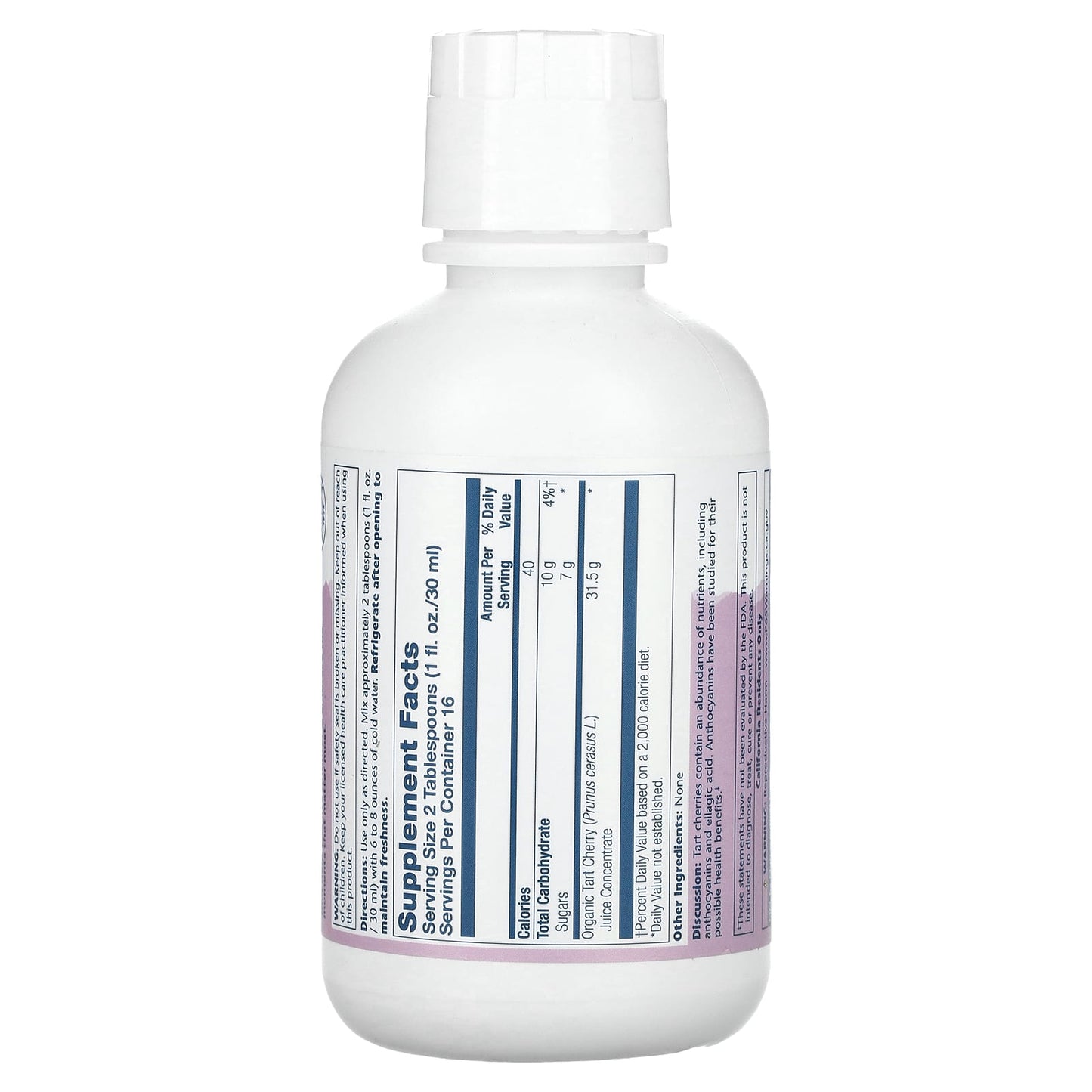 Solaray, Vital Extracts, Juice Concentrate, Tart Cherry, 30 g, 16 fl oz (473 ml) - Image 2