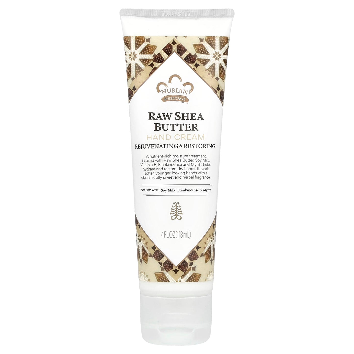Nubian Heritage, Hand Cream, Raw Shea Butter, 4 fl oz (118 ml) - Image 1