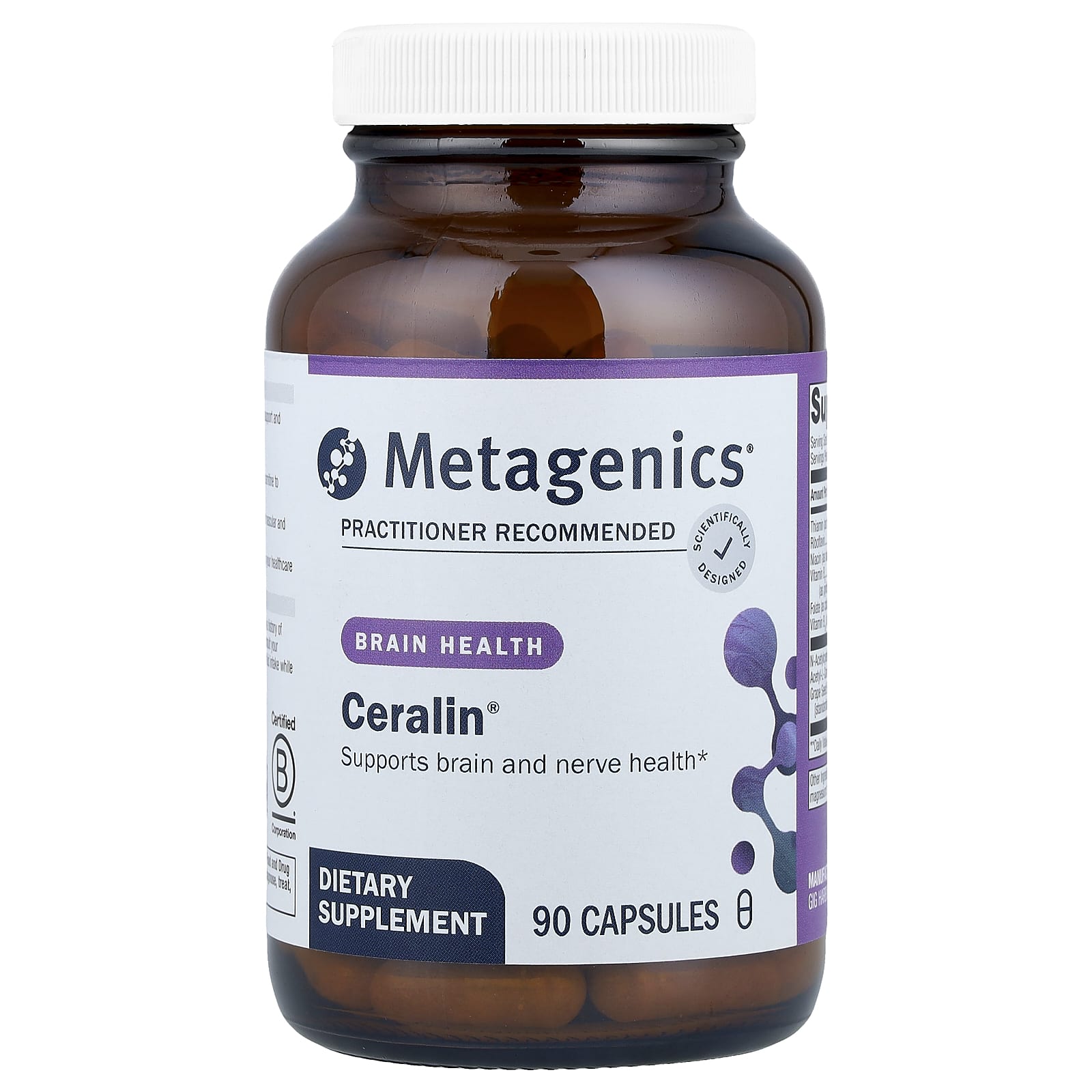 Metagenics, Ceralin® , 90 Capsules - Image 1