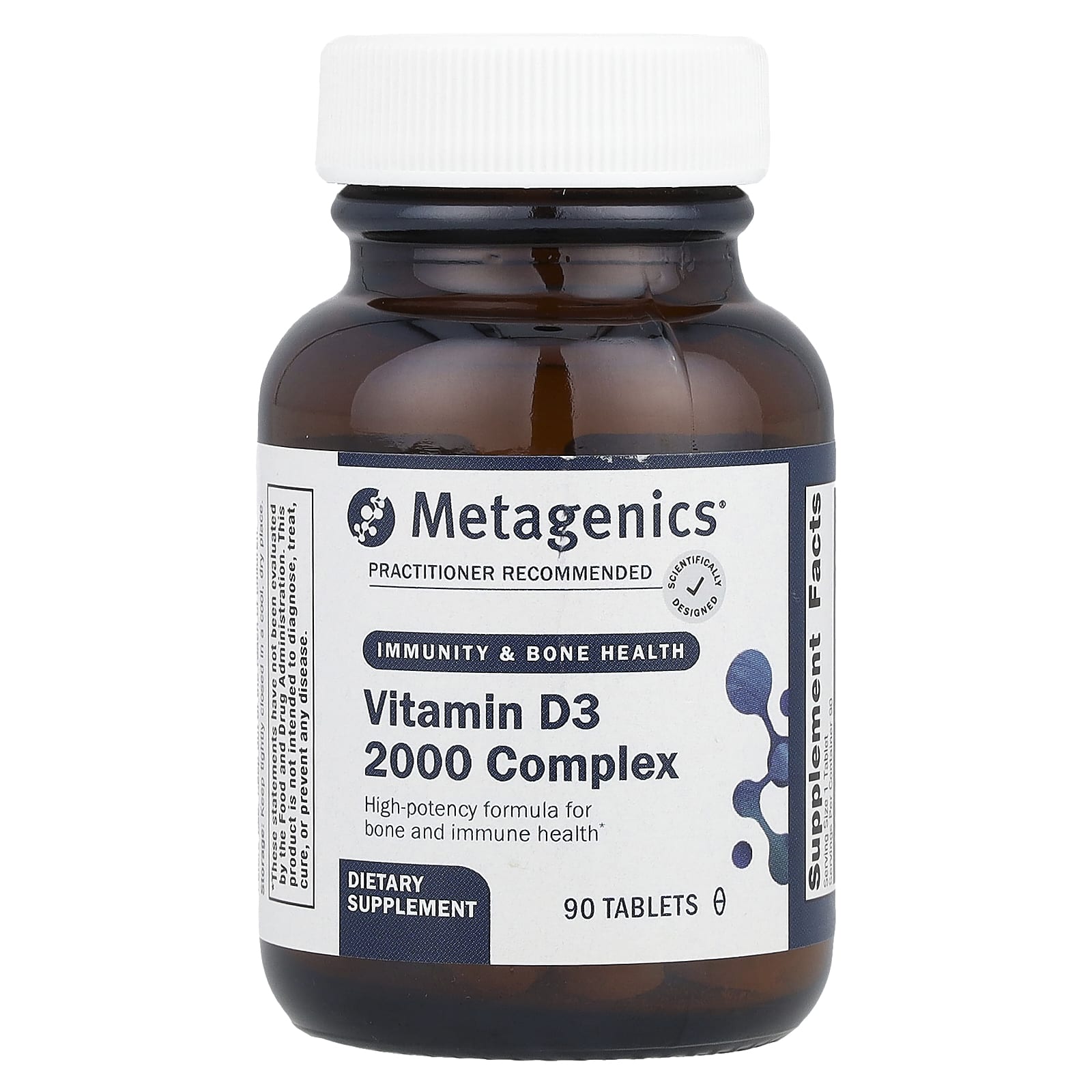 Metagenics, Vitamin D3 2000 Complex, 90 Tablets - Image 1