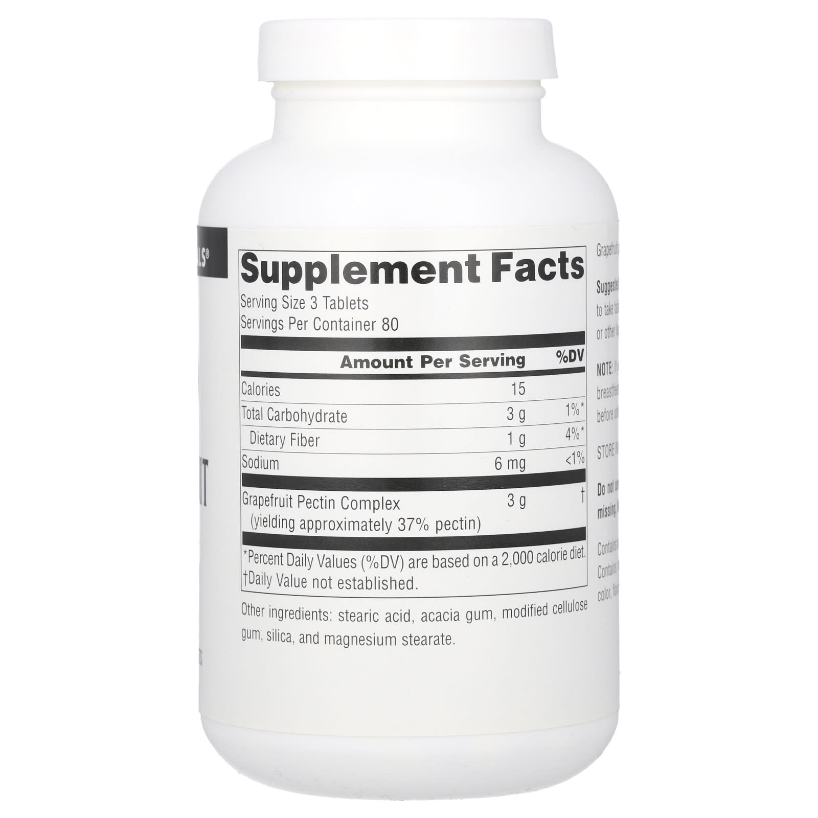 Source Naturals, Grapefruit Pectin, 240 Tablets (333 mg per Tablet) - Image 2