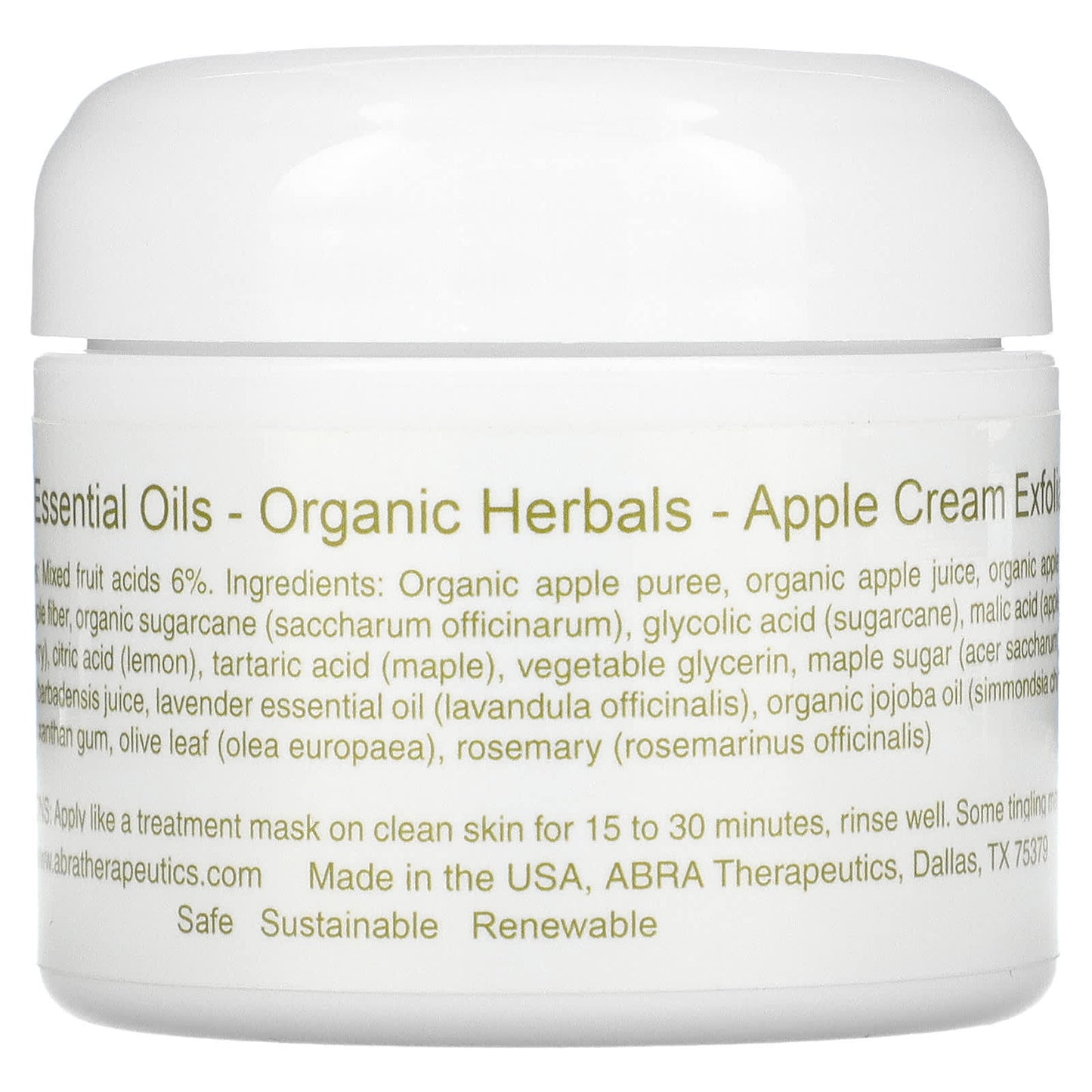 Gentle Apple Enzyme Peel for Radiant Skin by Abra Therapeutics, 2 oz - Image 2