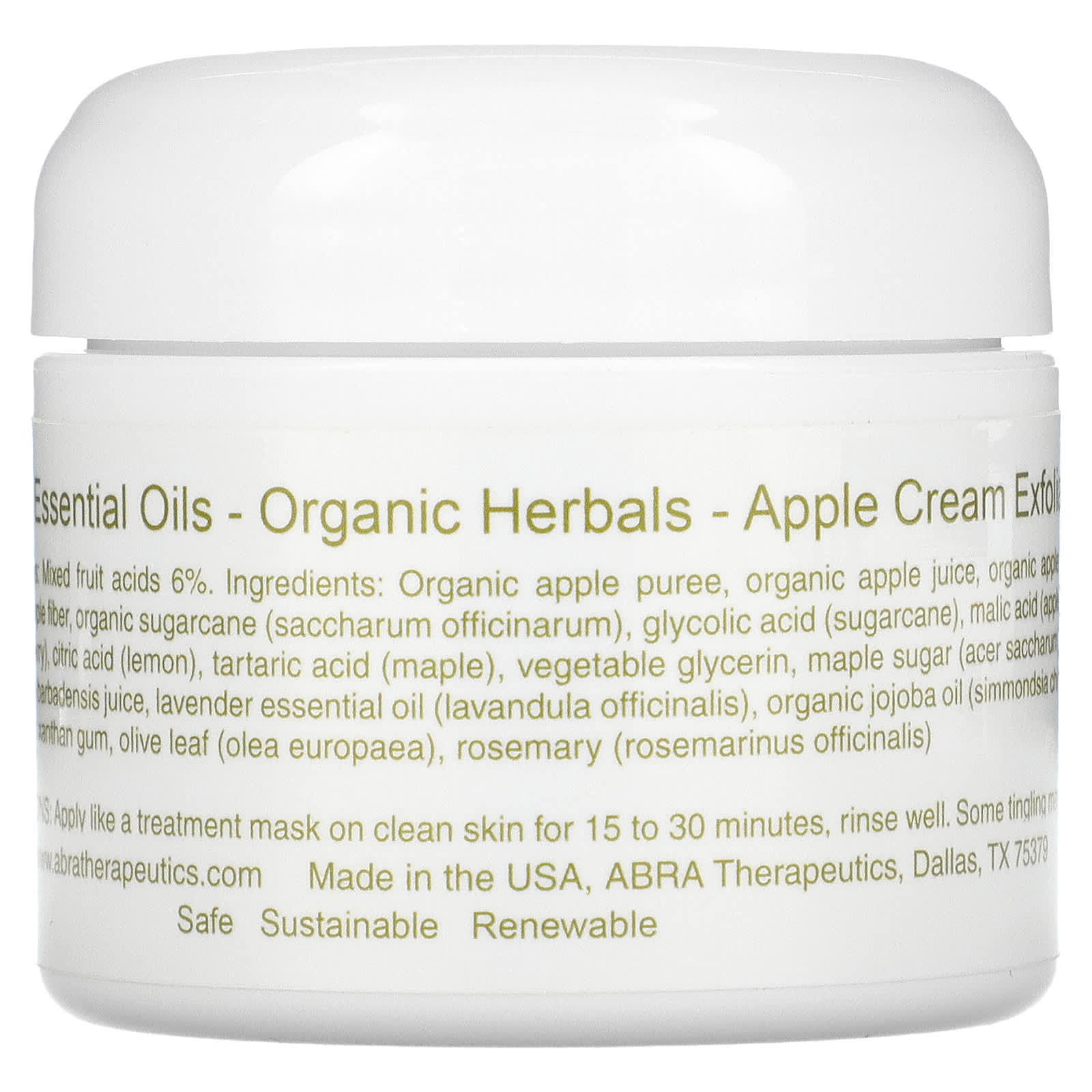 Gentle Apple Enzyme Peel for Radiant Skin by Abra Therapeutics, 2 oz - Image 2