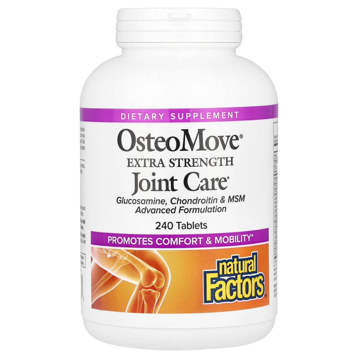 Natural Factors, OsteoMove®, Extra Strength Joint Care, 240 Tablets - Image 1