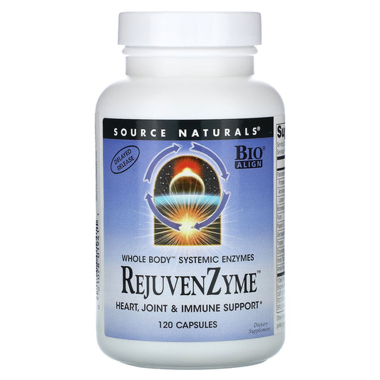 Source Naturals, RejuvenZyme, 120 Capsules - Image 1
