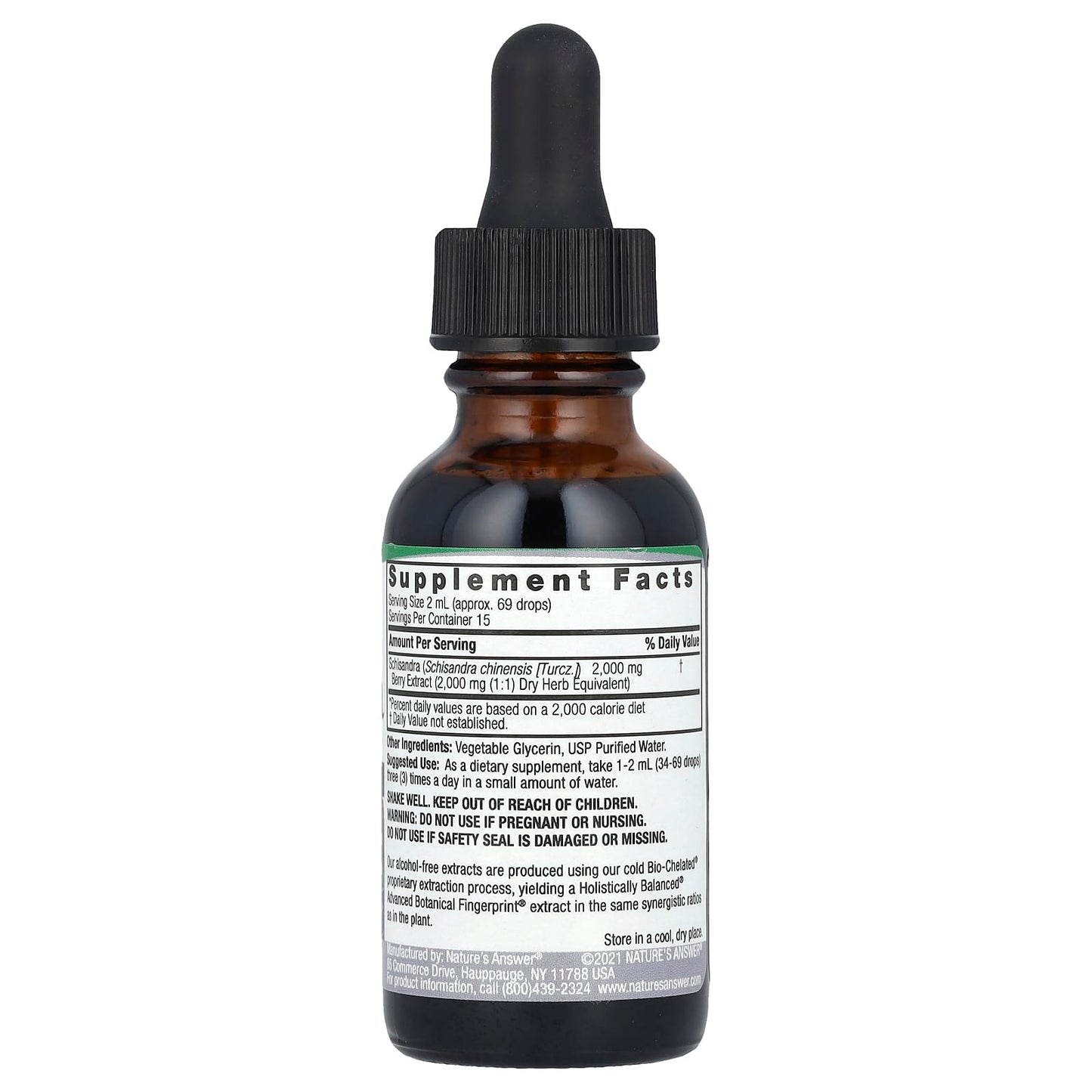 Nature's Answer, Schisandra Extract, Alcohol-Free, 2,000 mg, 1 fl oz (30 ml) - Image 2