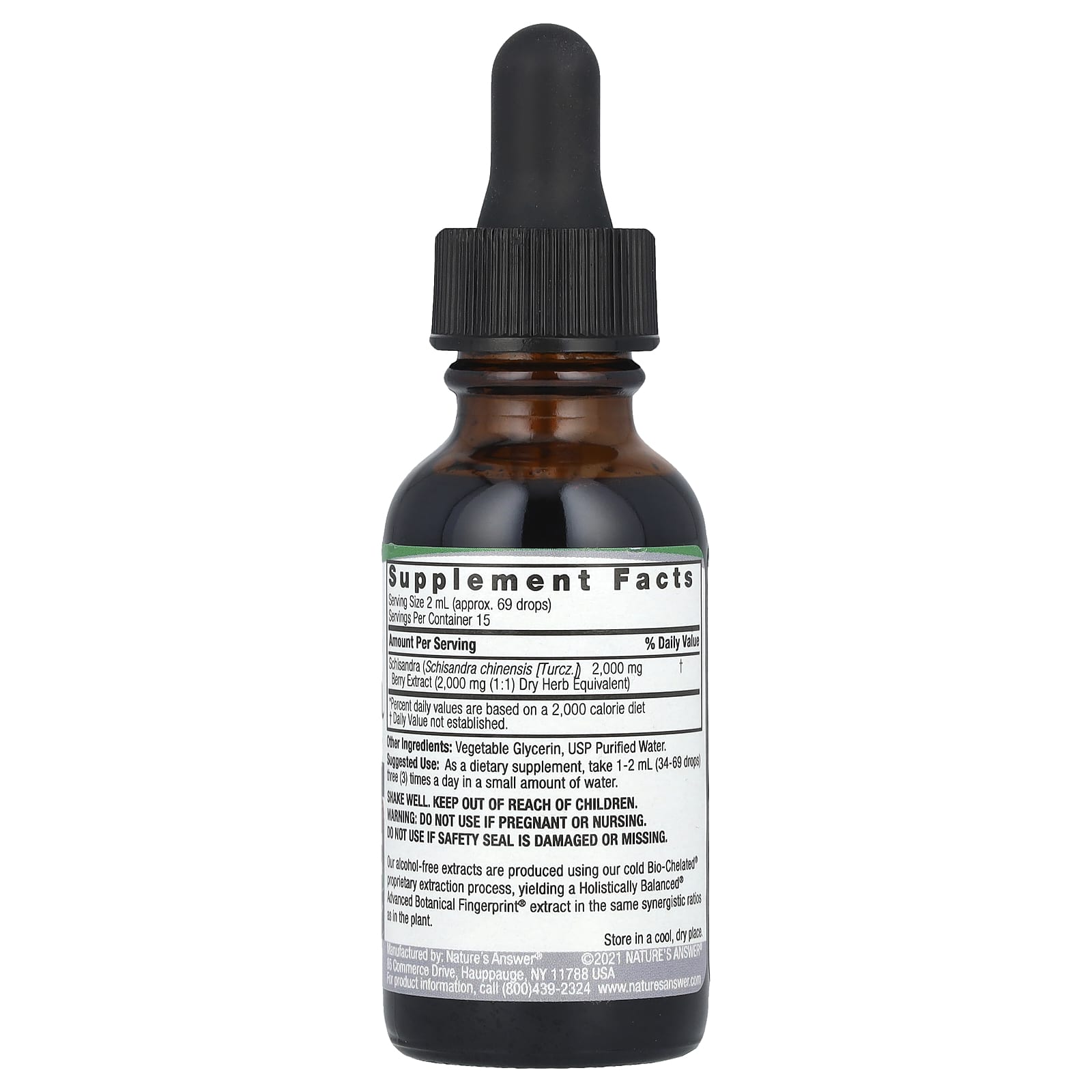 Nature's Answer, Schisandra Extract, Alcohol-Free, 2,000 mg, 1 fl oz (30 ml) - Image 2