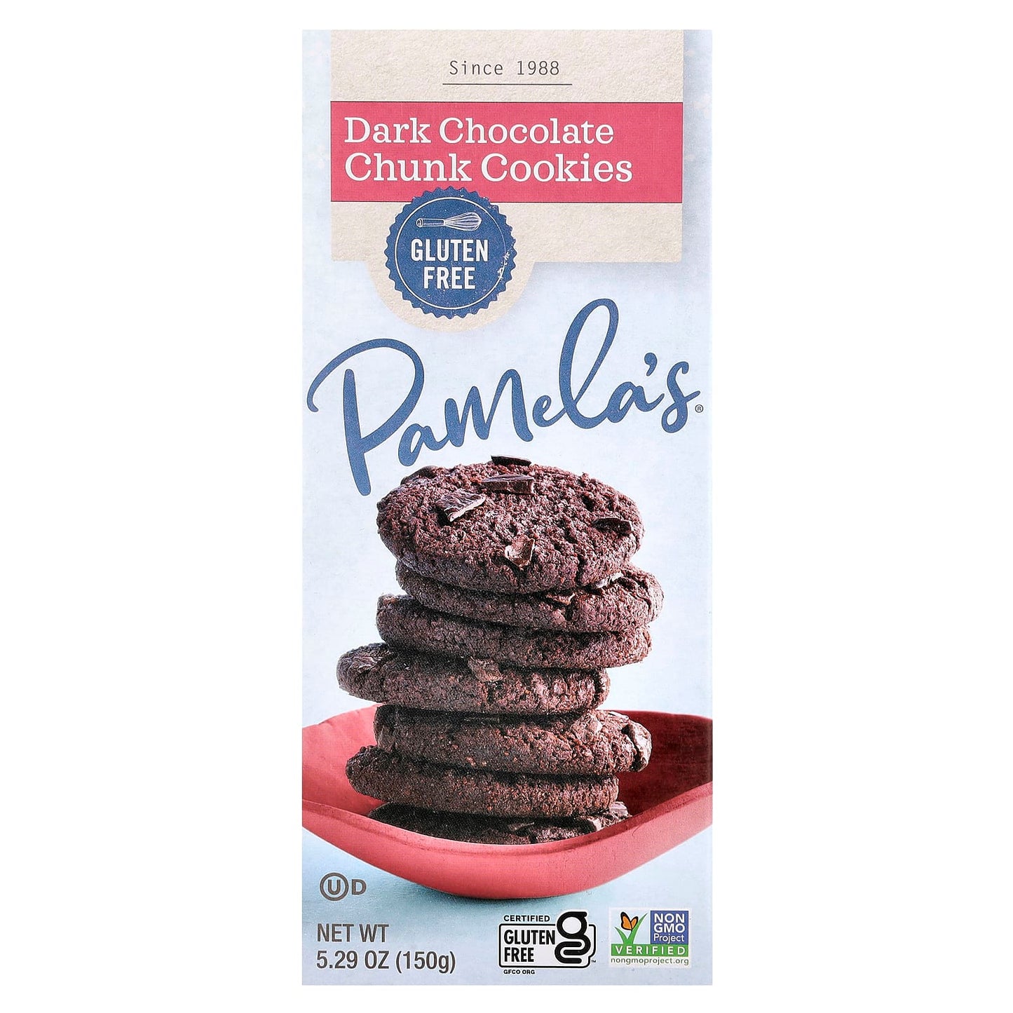 Pamela's Products, Chunk Cookies, Dark Chocolate, 5.29 oz (150 g) - Image 1