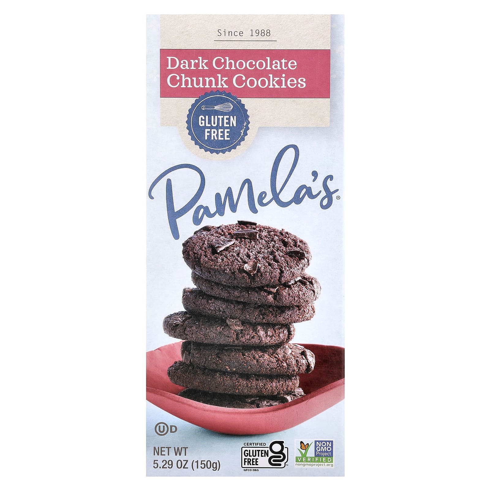 Pamela's Products, Chunk Cookies, Dark Chocolate, 5.29 oz (150 g) - Image 1