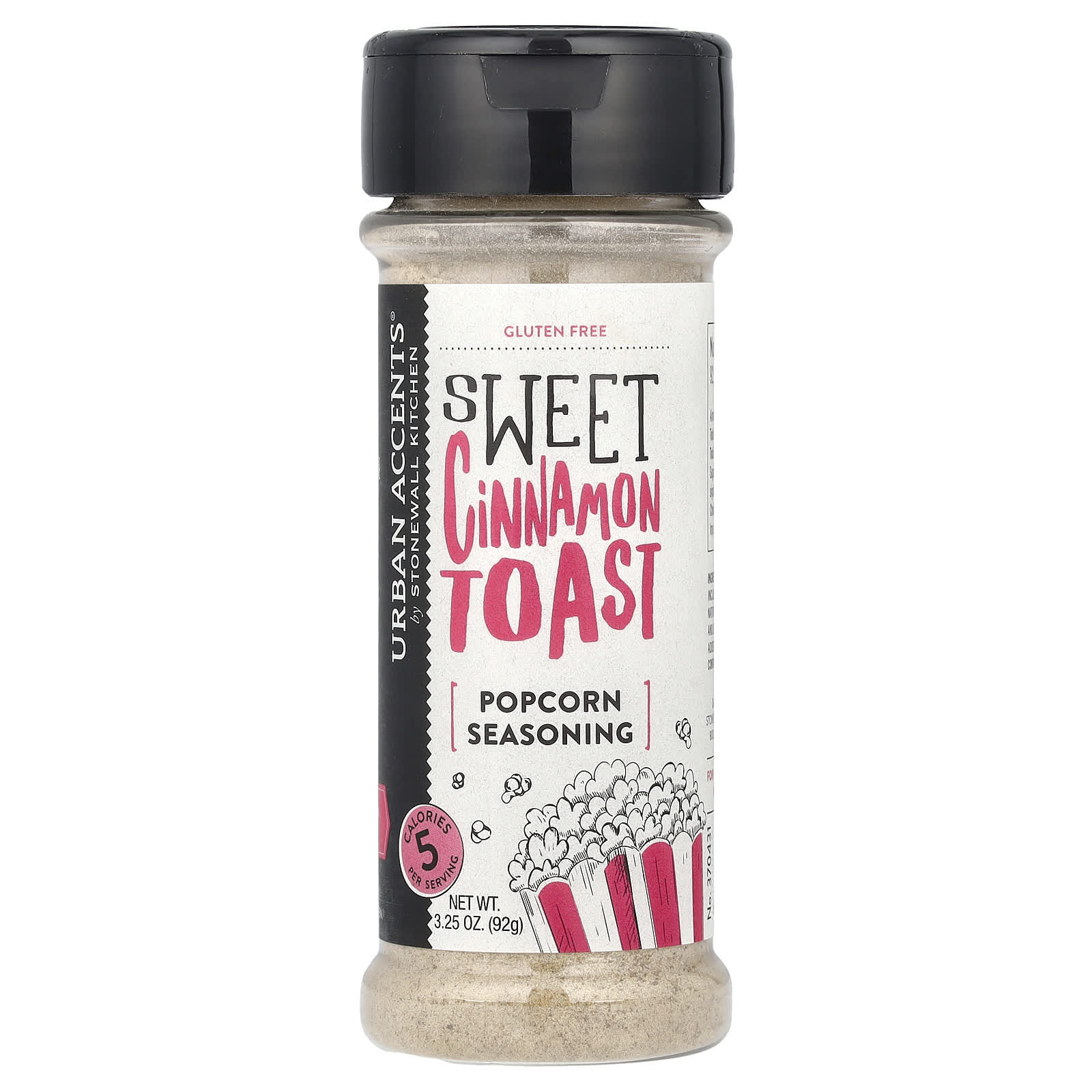 Urban Accents, Popcorn Seasoning, Sweet Cinnamon Toast, 3.25 oz (92 g) - Image 1