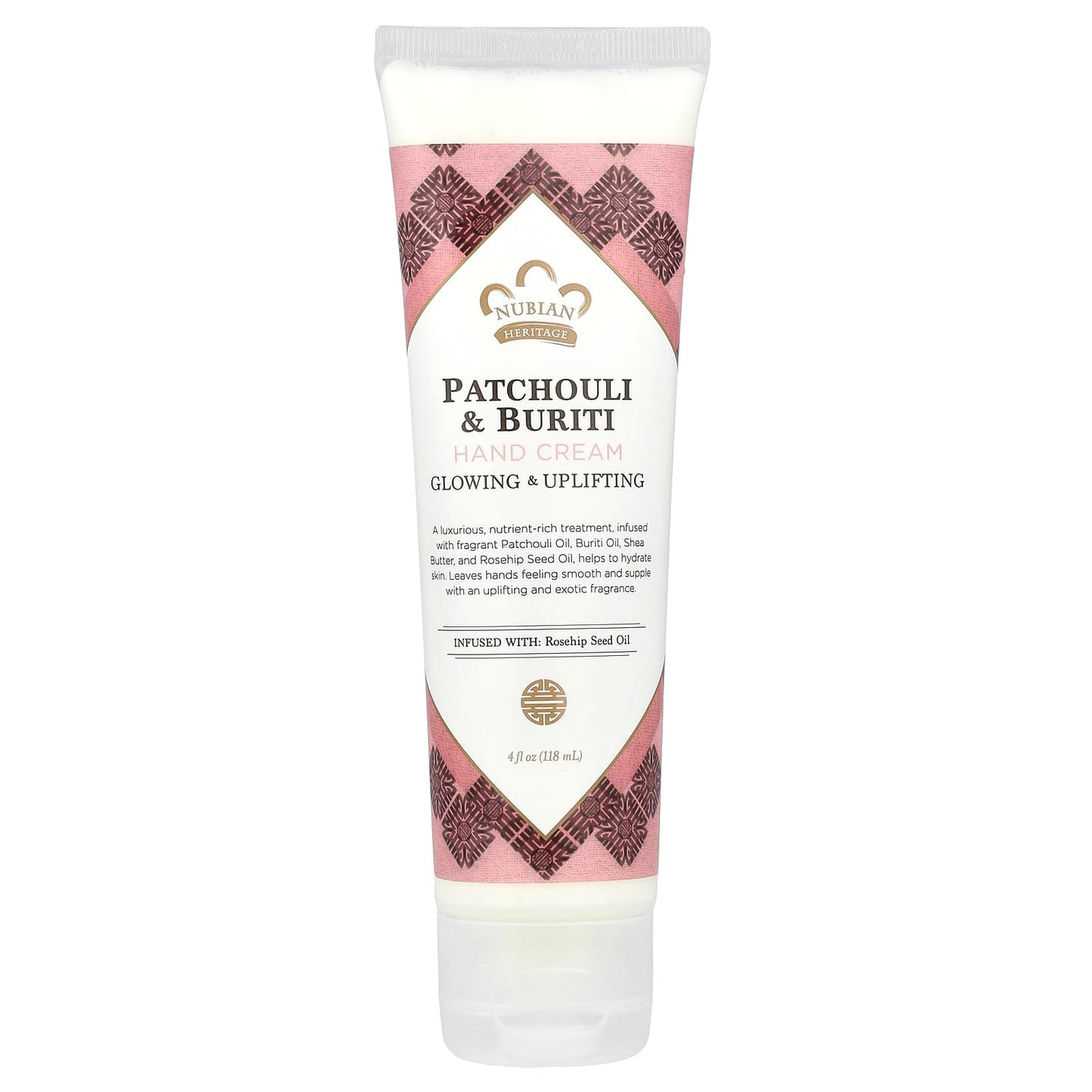 Nubian Heritage, Hand Cream, Patchouli & Buriti, 4 fl oz (118 ml) - Image 1
