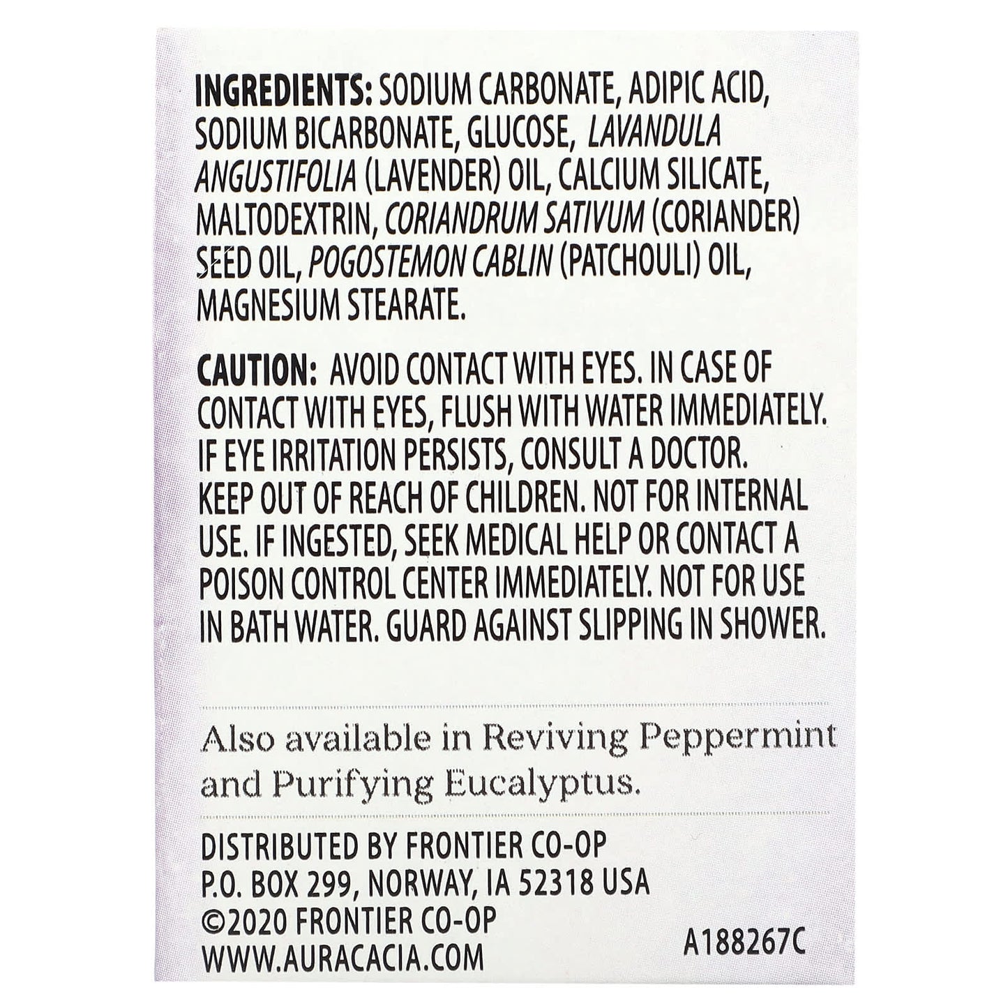 Relax with Aura Cacia Lavender Aromatherapy Shower Tablets, 3 Count - Image 2