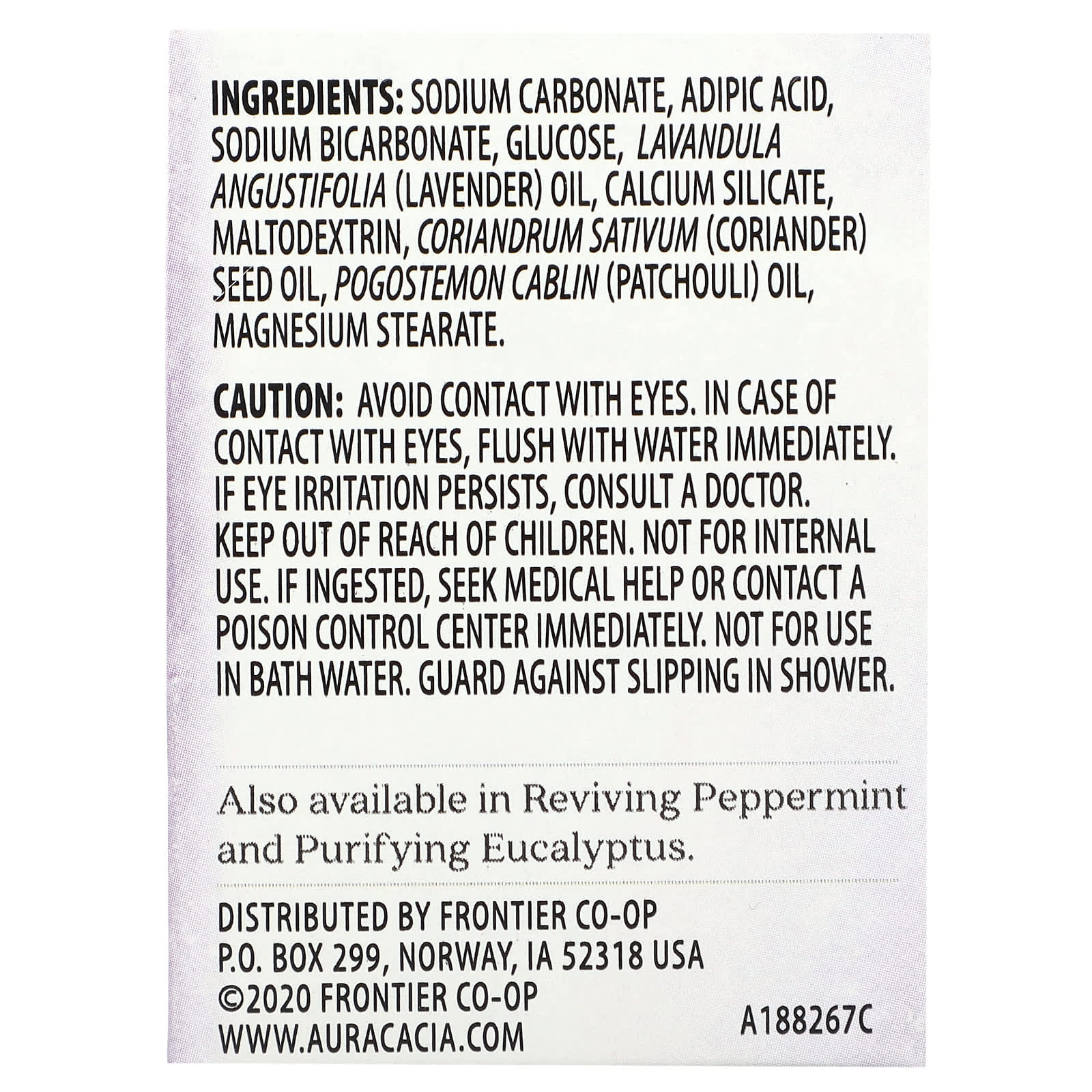 Relax with Aura Cacia Lavender Aromatherapy Shower Tablets, 3 Count - Image 2