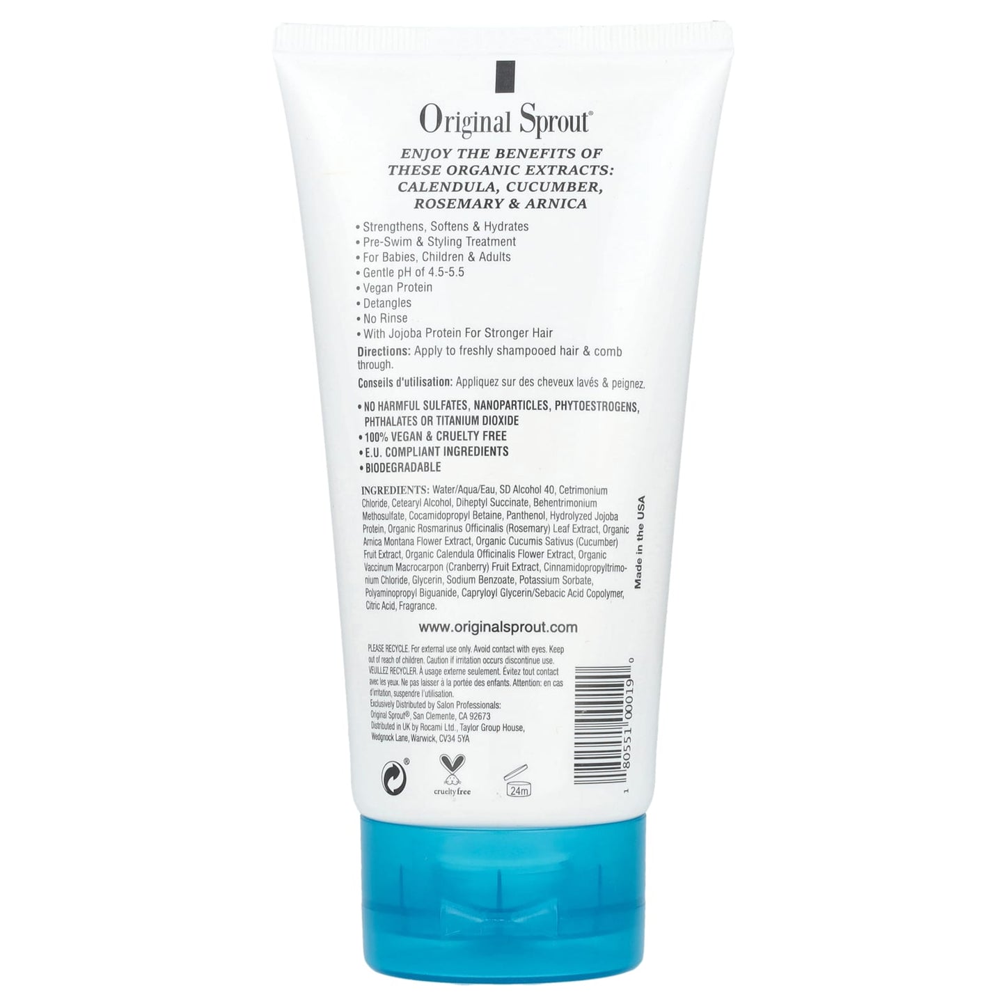 Original Sprout, Classic Collection, Leave-In Conditioner, 4 fl oz (118 ml) - Image 2