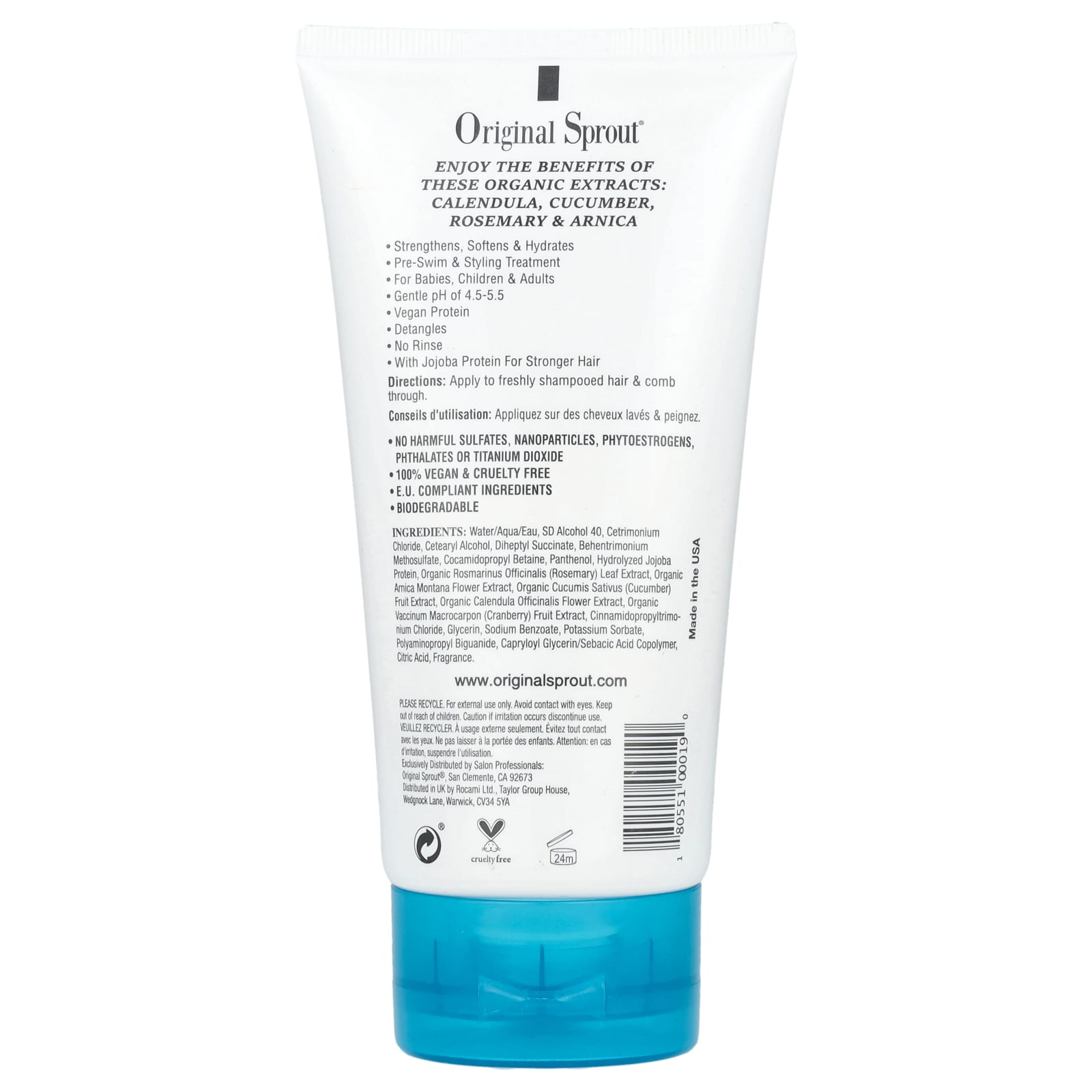 Original Sprout, Classic Collection, Leave-In Conditioner, 4 fl oz (118 ml) - Image 2