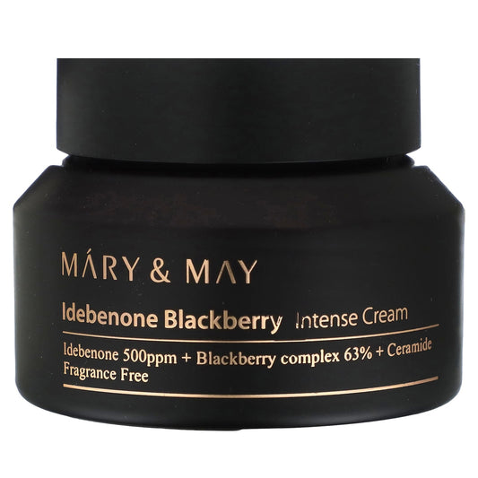 Mary & May, Idebenone Blackberry Intense Cream, 2.46 oz (70 g) - Image 1