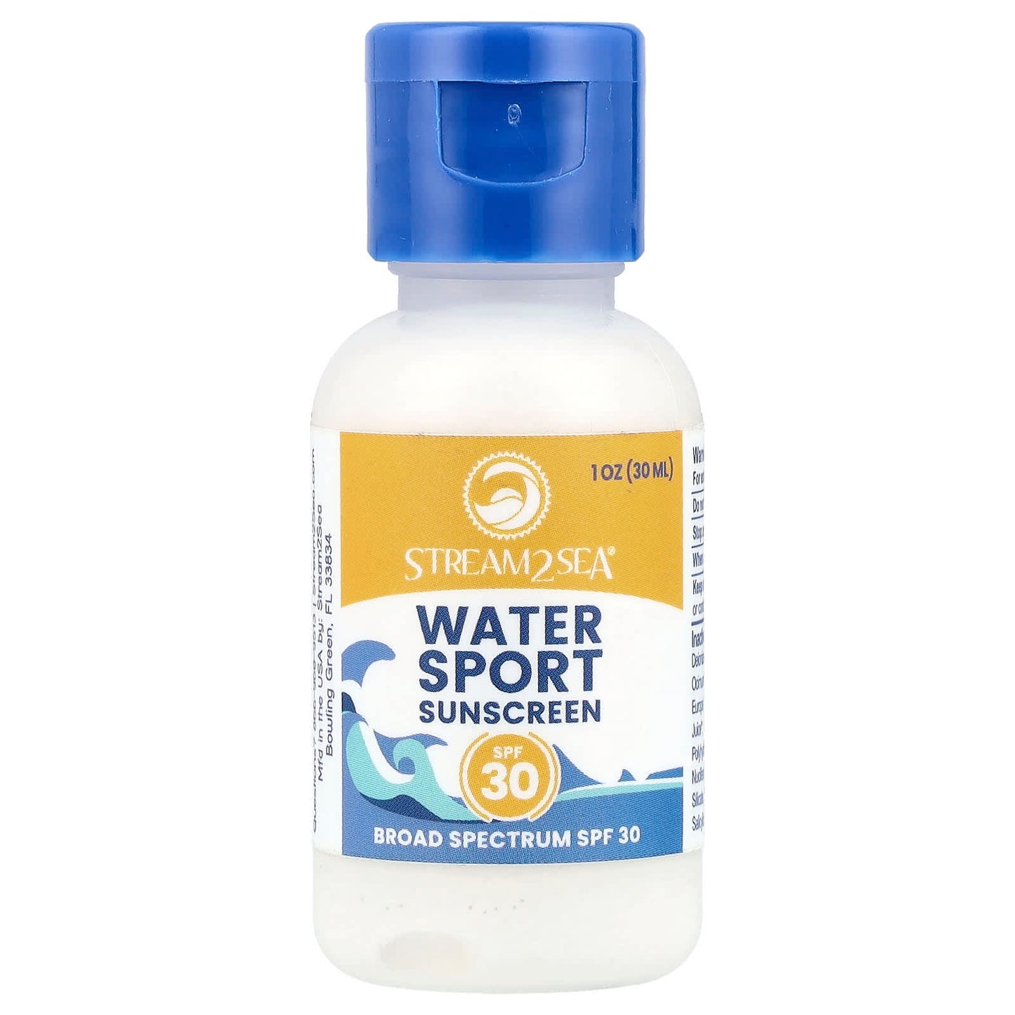 Stream2Sea, Water Sport Sunscreen, SPF 30 , 1 oz (30 ml) - Image 1