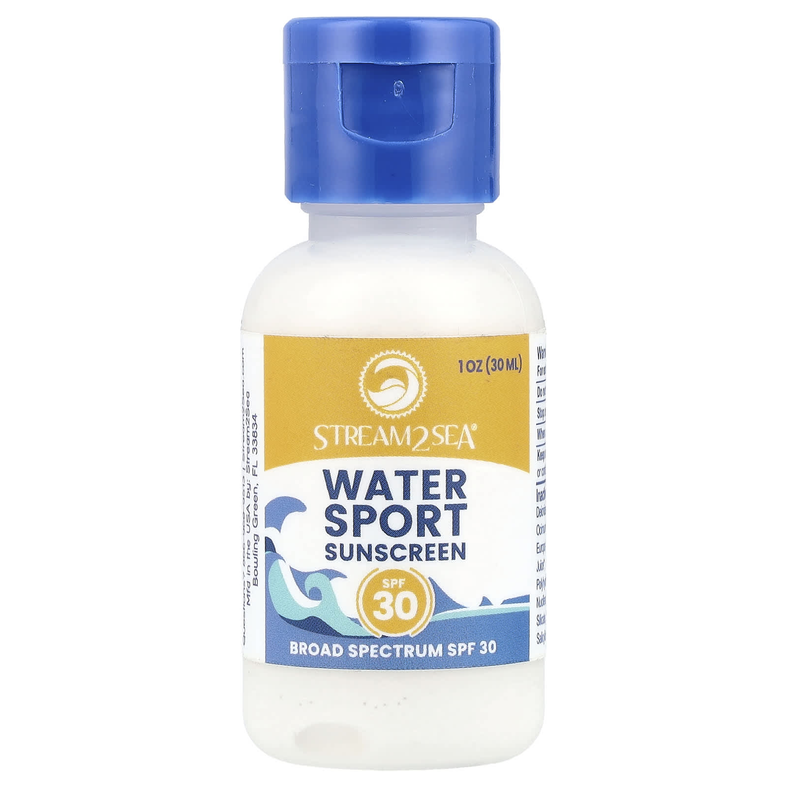 Stream2Sea, Water Sport Sunscreen, SPF 30 , 1 oz (30 ml) - Image 1